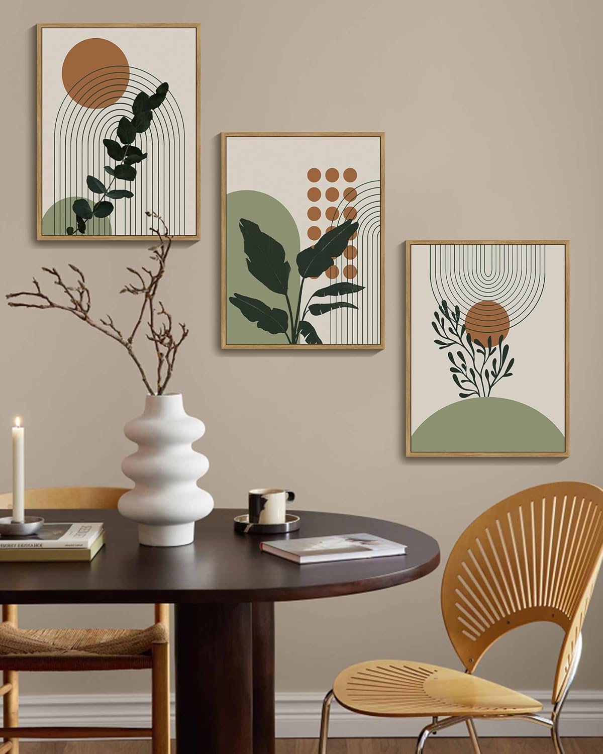 Boho Plant Wall Art – 11x14in