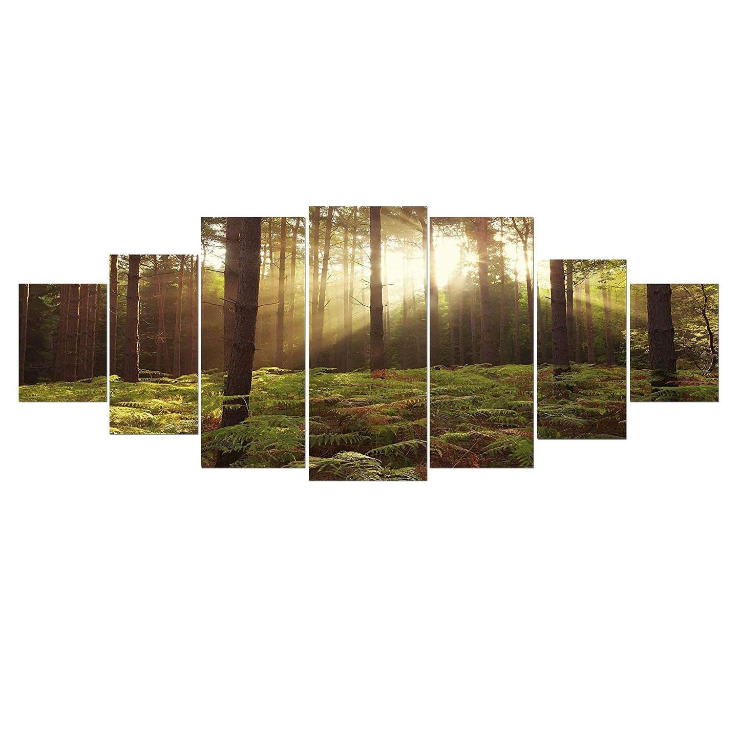 Blue Mountain Lake Wall Art – 7 Panels