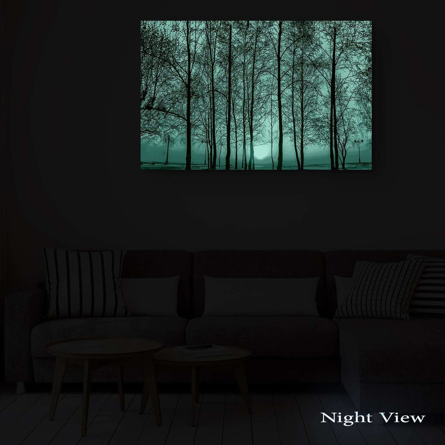 Winter Lake Canvas Art