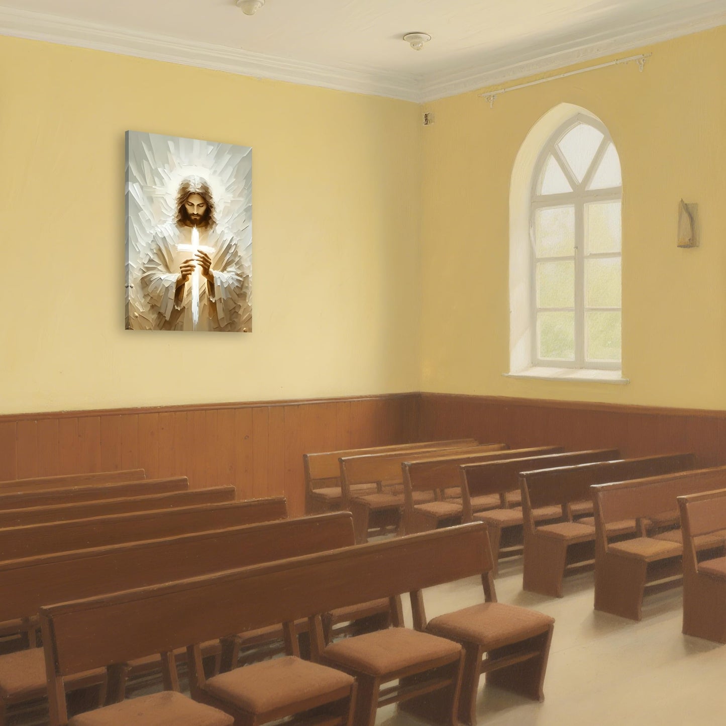 Jesus Canvas Wall Art – 12x18in