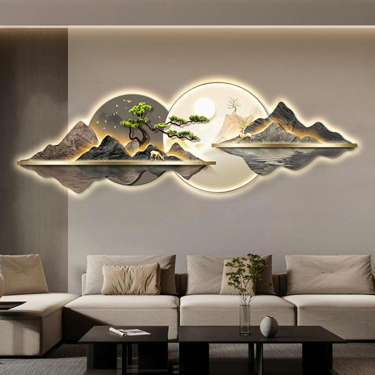 3D LED Wall Art – Chinese Style