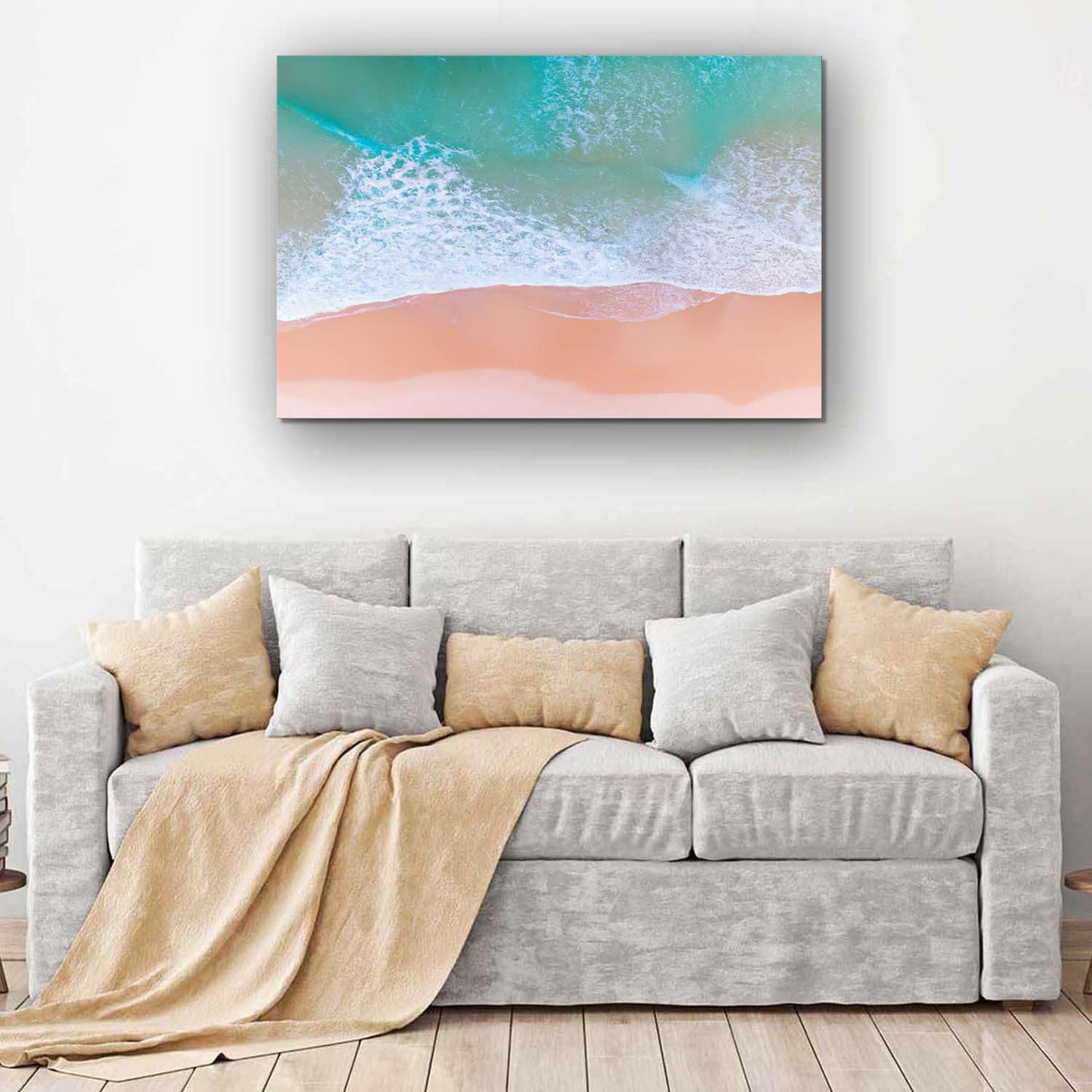 Ship & Moon Canvas Wall Art – 32x48in
