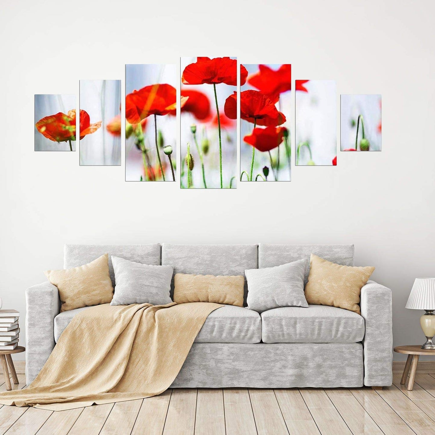 Blue Mountain Lake Wall Art – 7 Panels