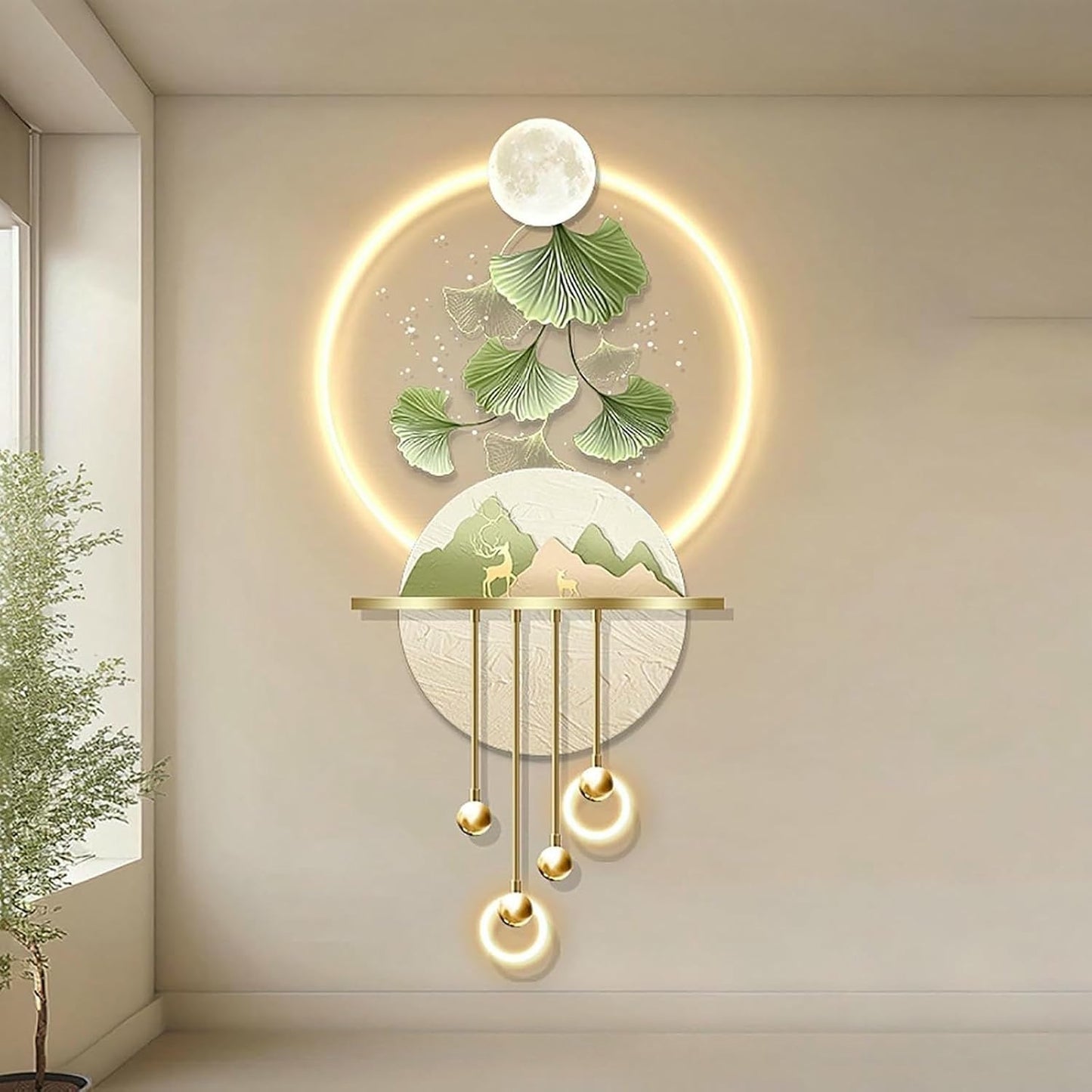3D LED Landscape Wall Sculpture