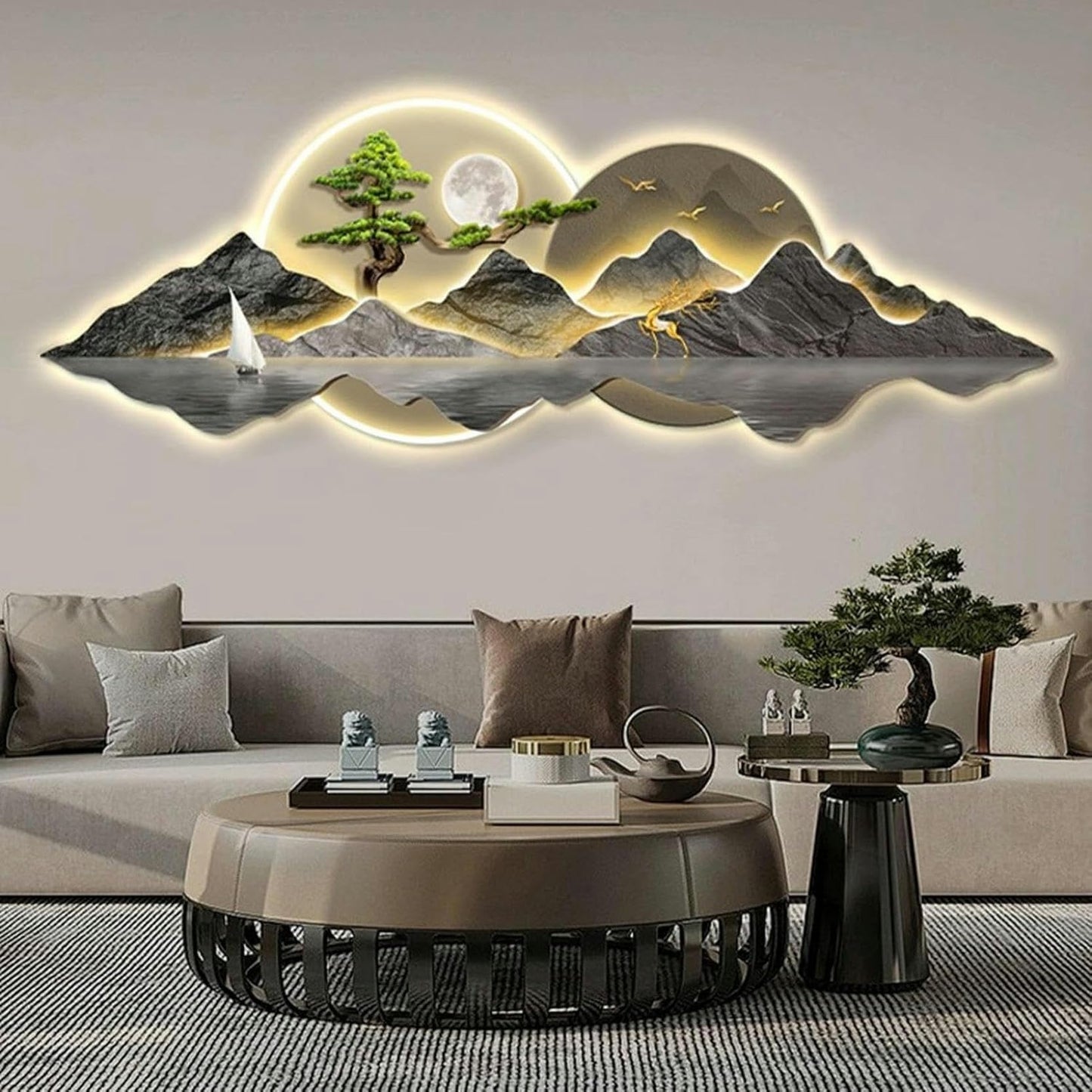 3D LED Wall Art – Chinese Style