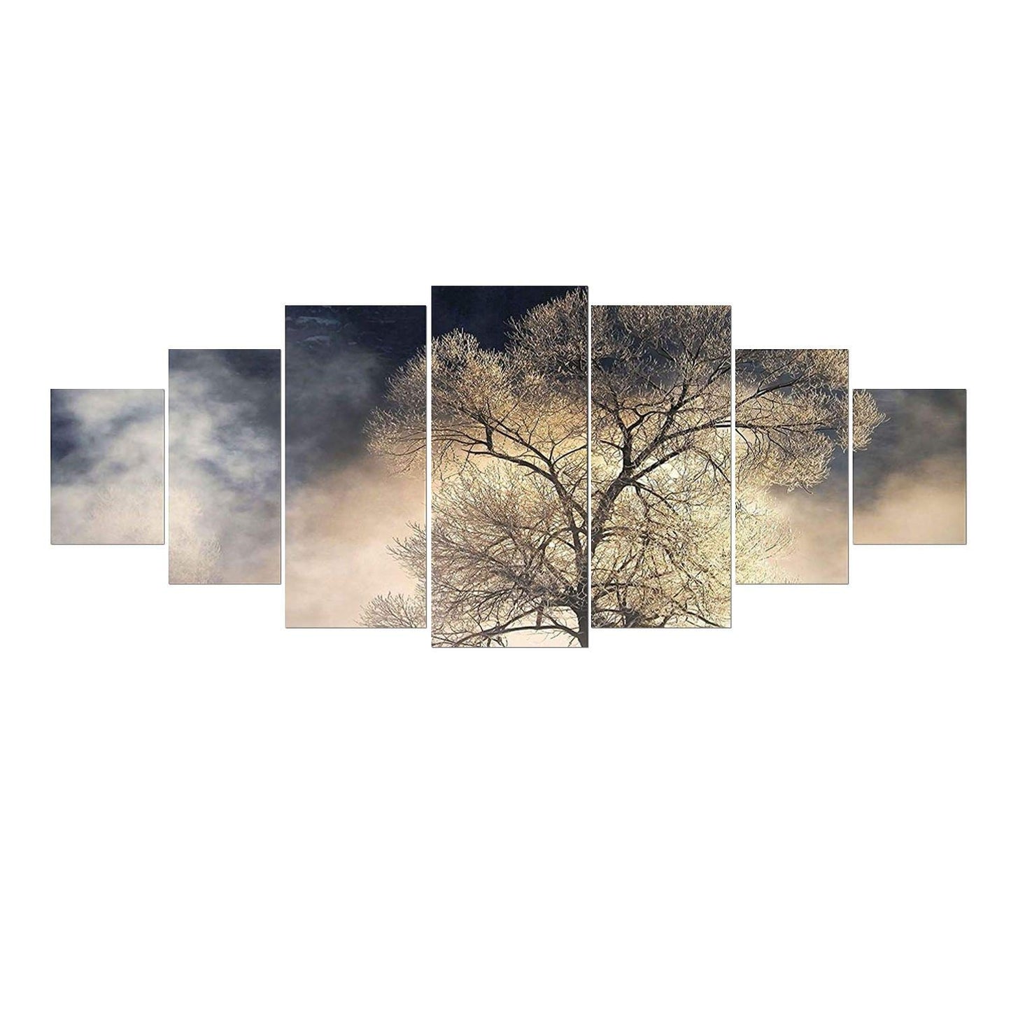 Blue Mountain Lake Wall Art – 7 Panels