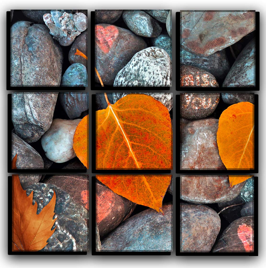 Autumn Wall Art – 8-Piece Canvas