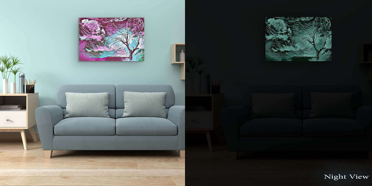 Golden Forest Canvas Wall Art – 32x48in