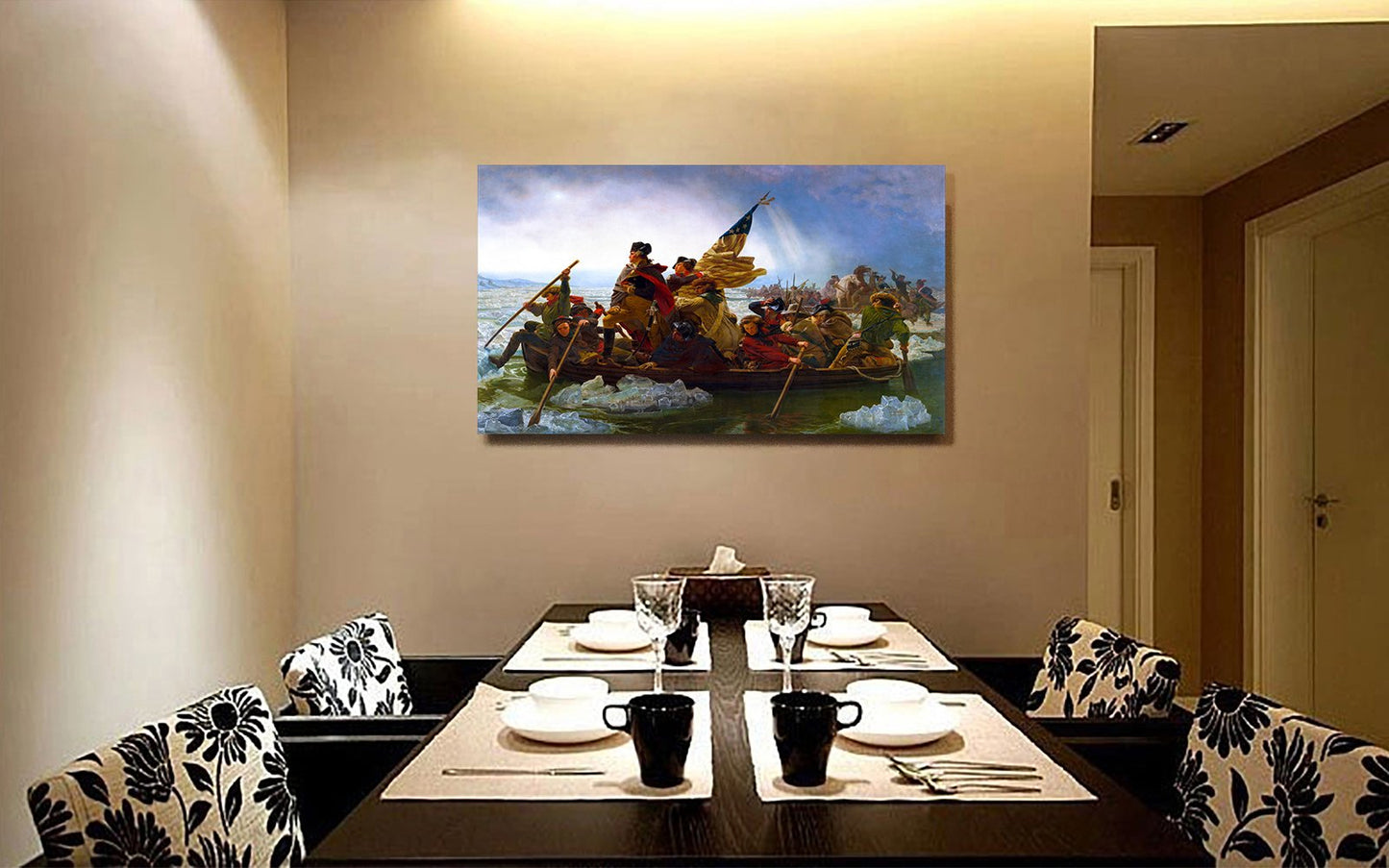 Washington Crossing Canvas Art