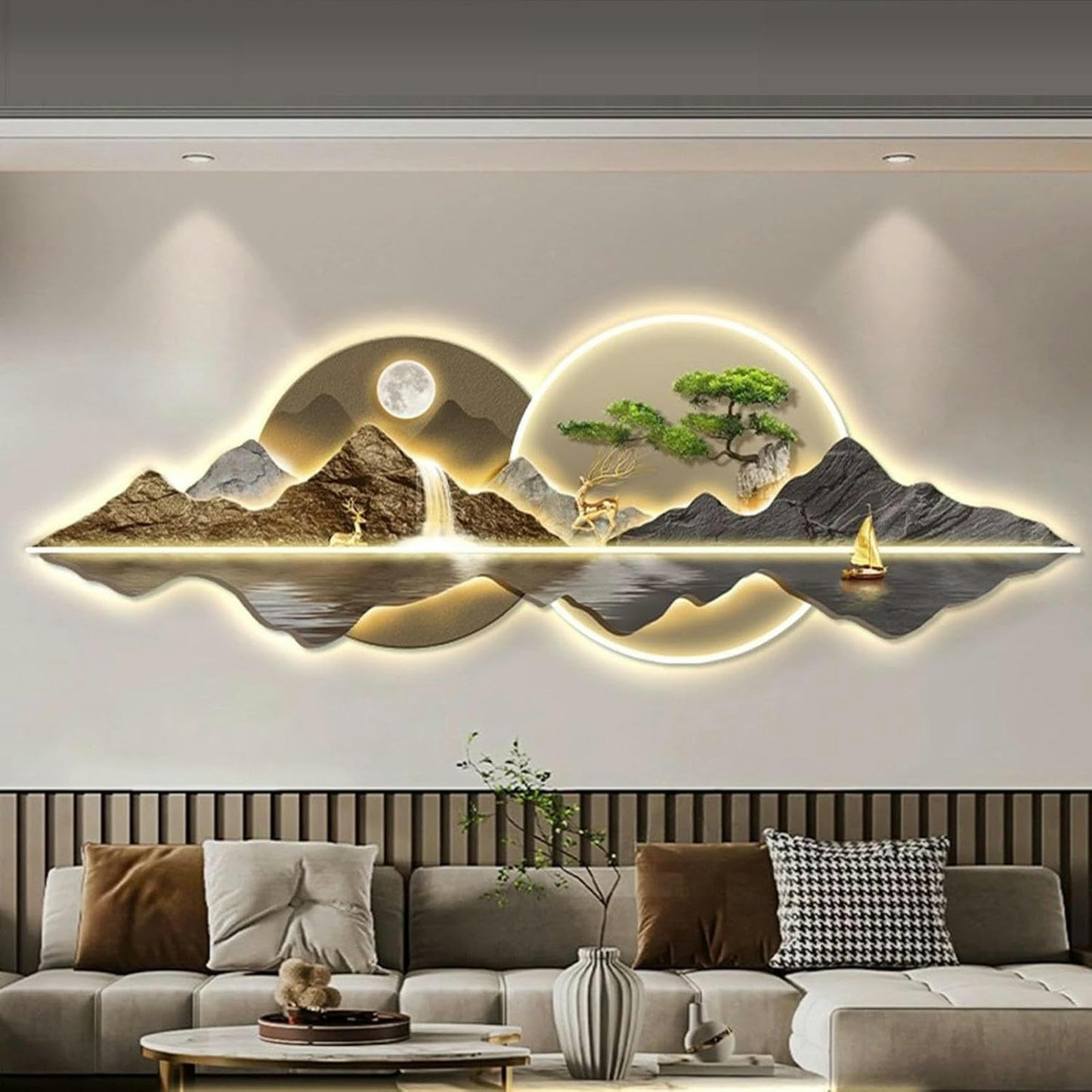 3D LED Wall Art – Chinese Style