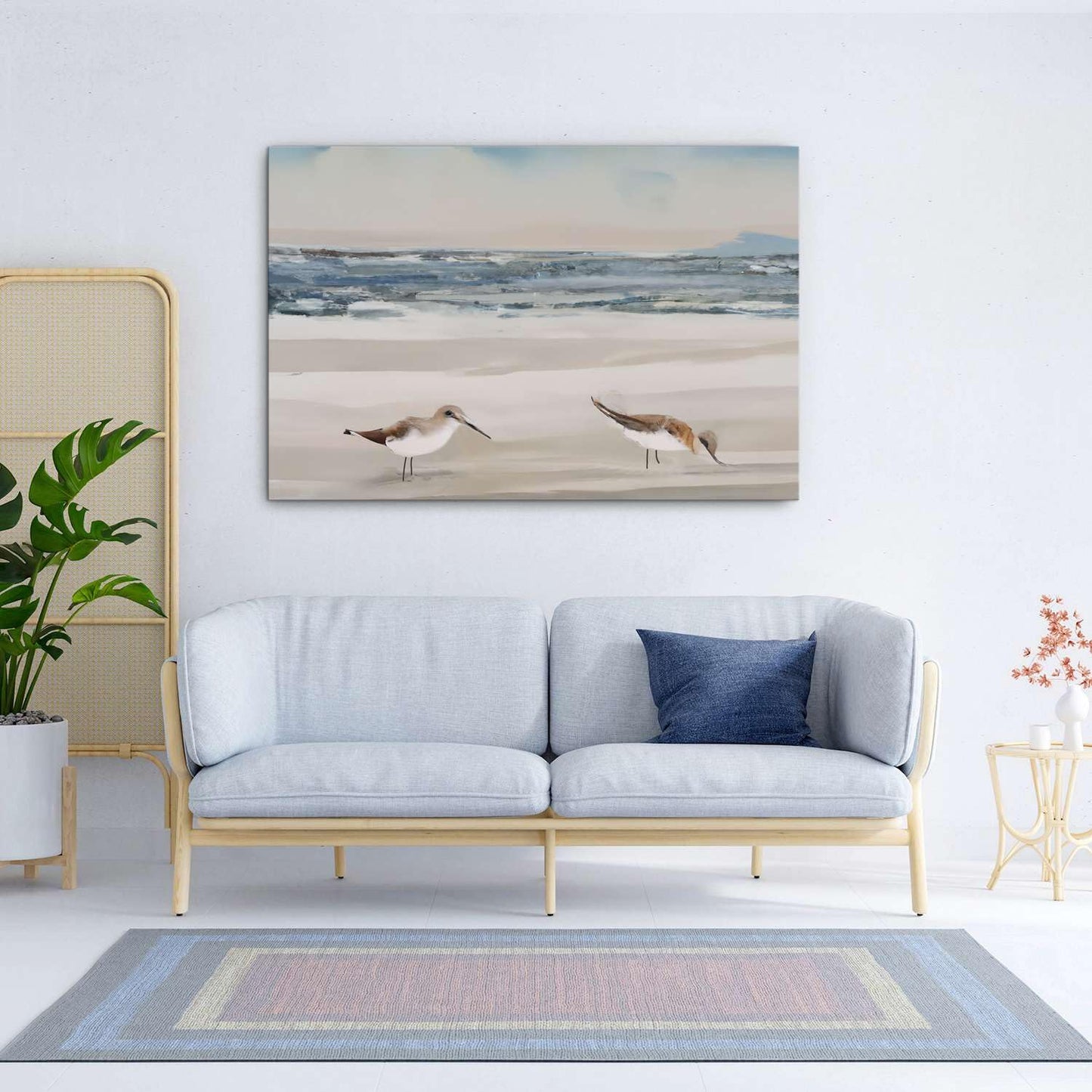 Ship & Moon Canvas Wall Art – 32x48in