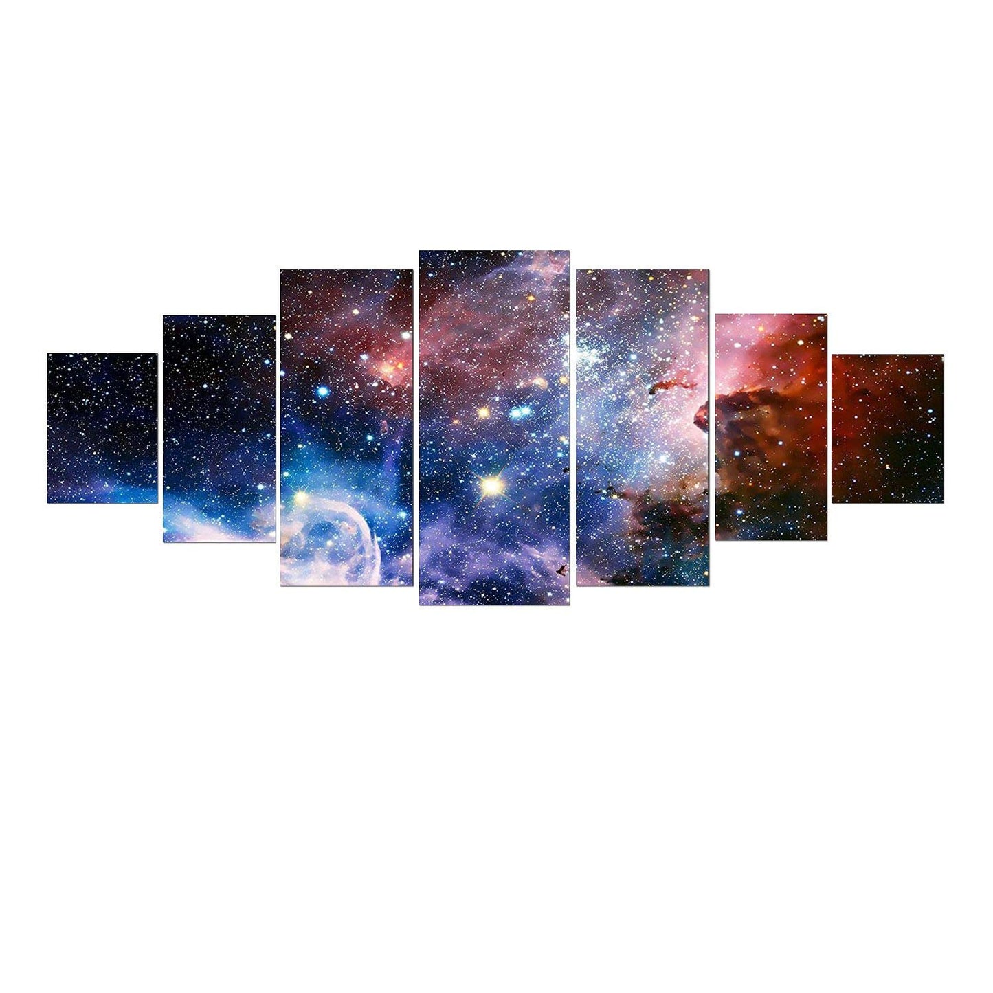 Blue Mountain Lake Wall Art – 7 Panels
