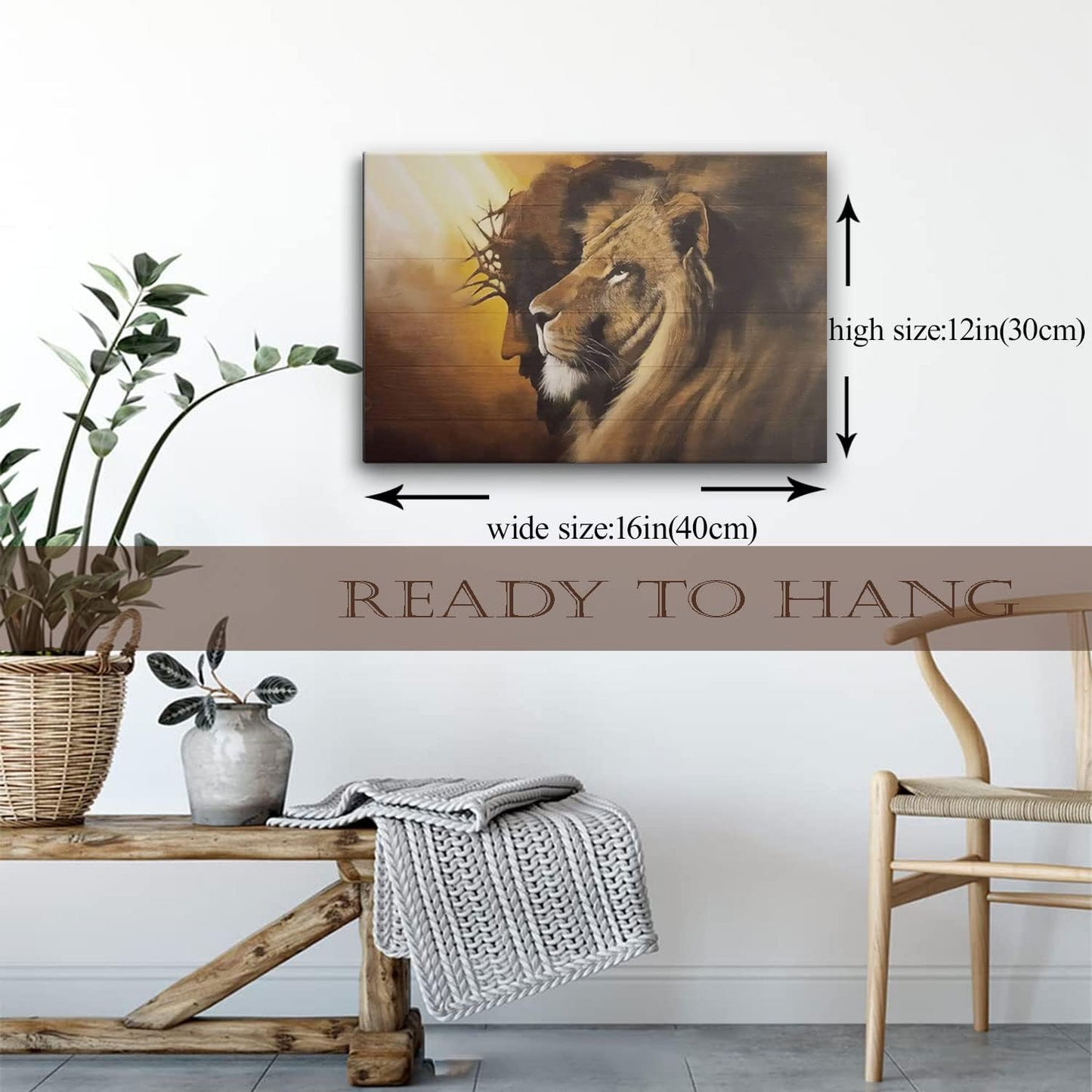 Jesus Walking on Water Wall Art 12x16in
