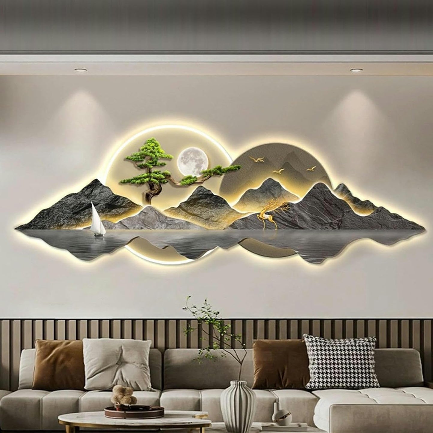 3D LED Wall Art – Chinese Style