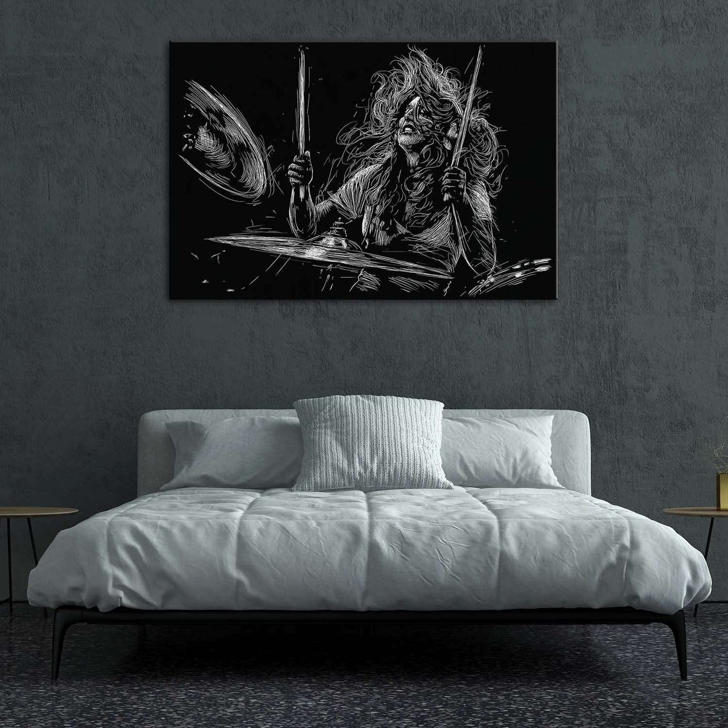 Orange Jazz Canvas Wall Art – 32x48in