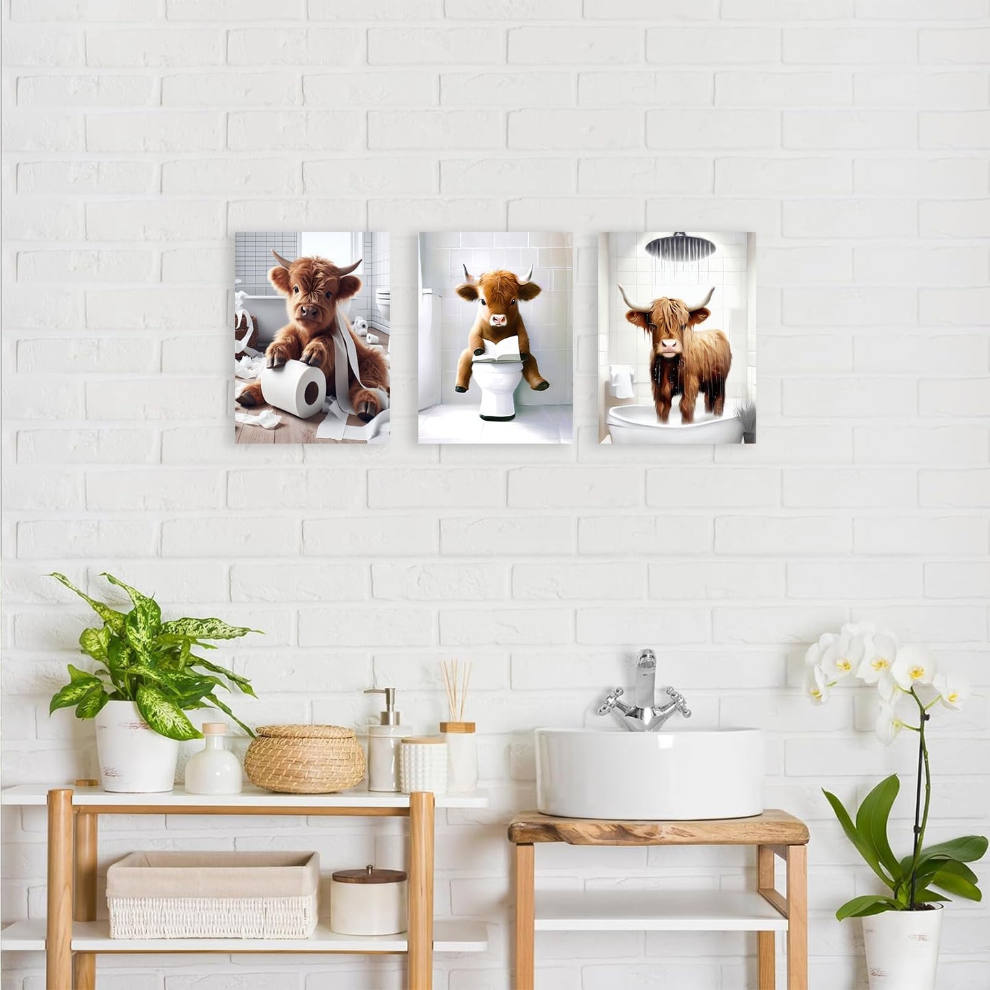 Sage Green Wall Art Set of 3 – 12x16in