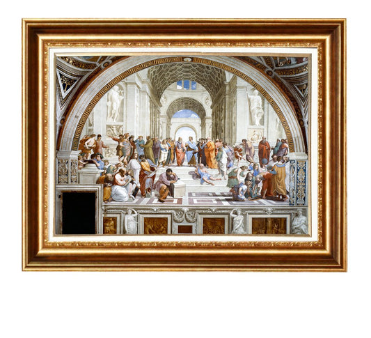 The School of Athens Canvas Art 28x35in