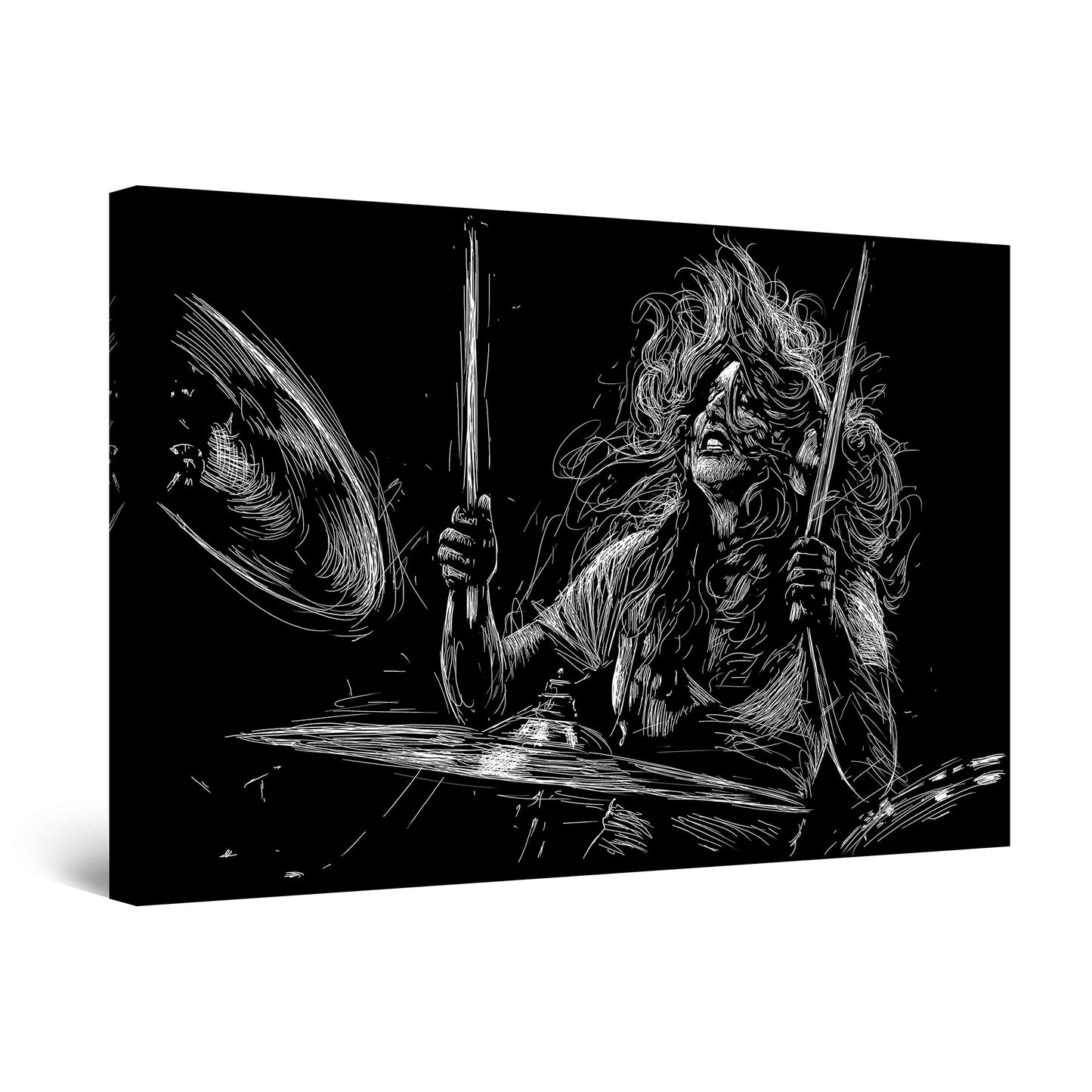 Orange Jazz Canvas Wall Art – 32x48in