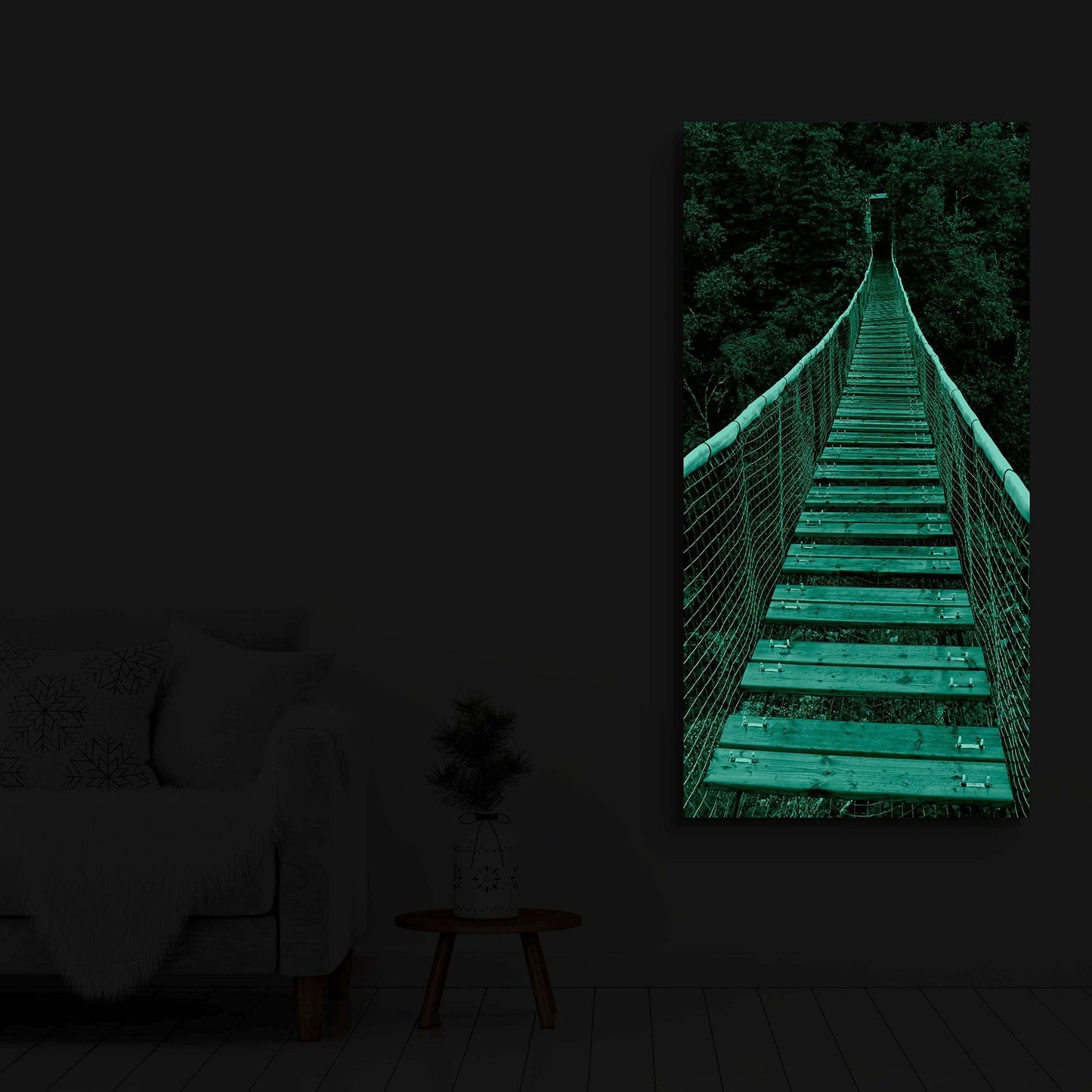 Winter Lake Canvas Art
