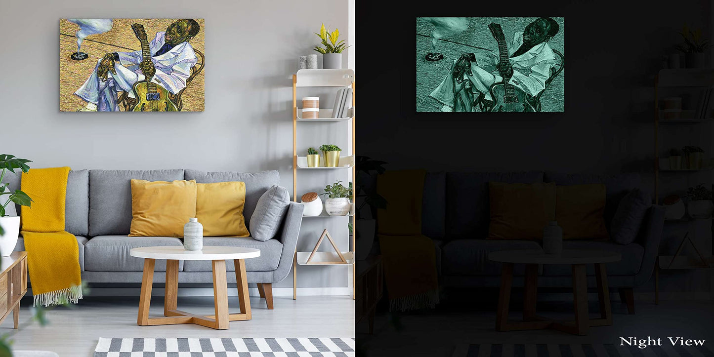 Orange Jazz Canvas Wall Art – 32x48in