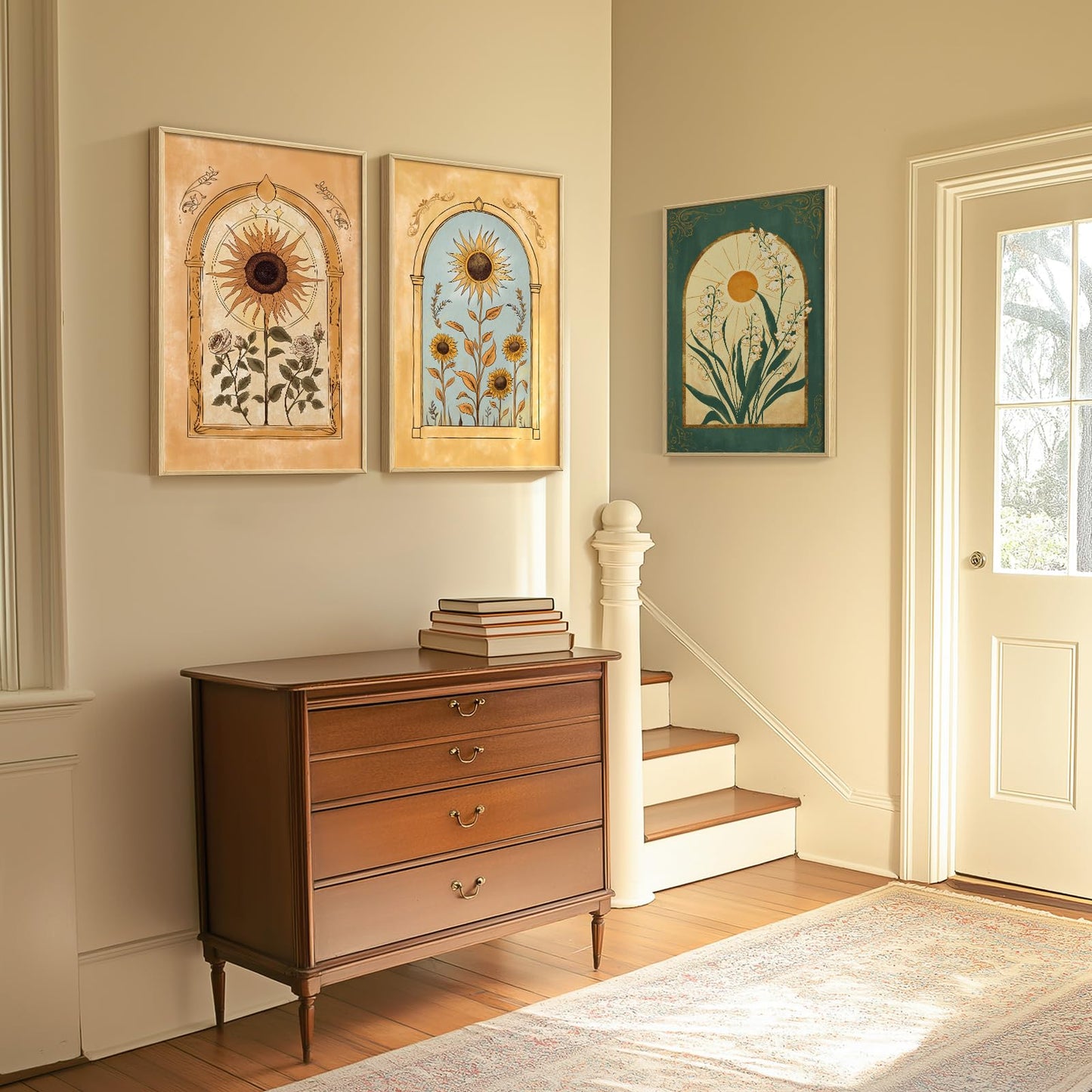 Neutral Abstract Wall Art 2PC