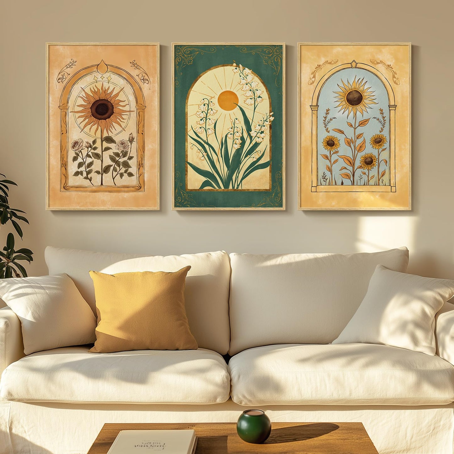 Neutral Abstract Wall Art 2PC