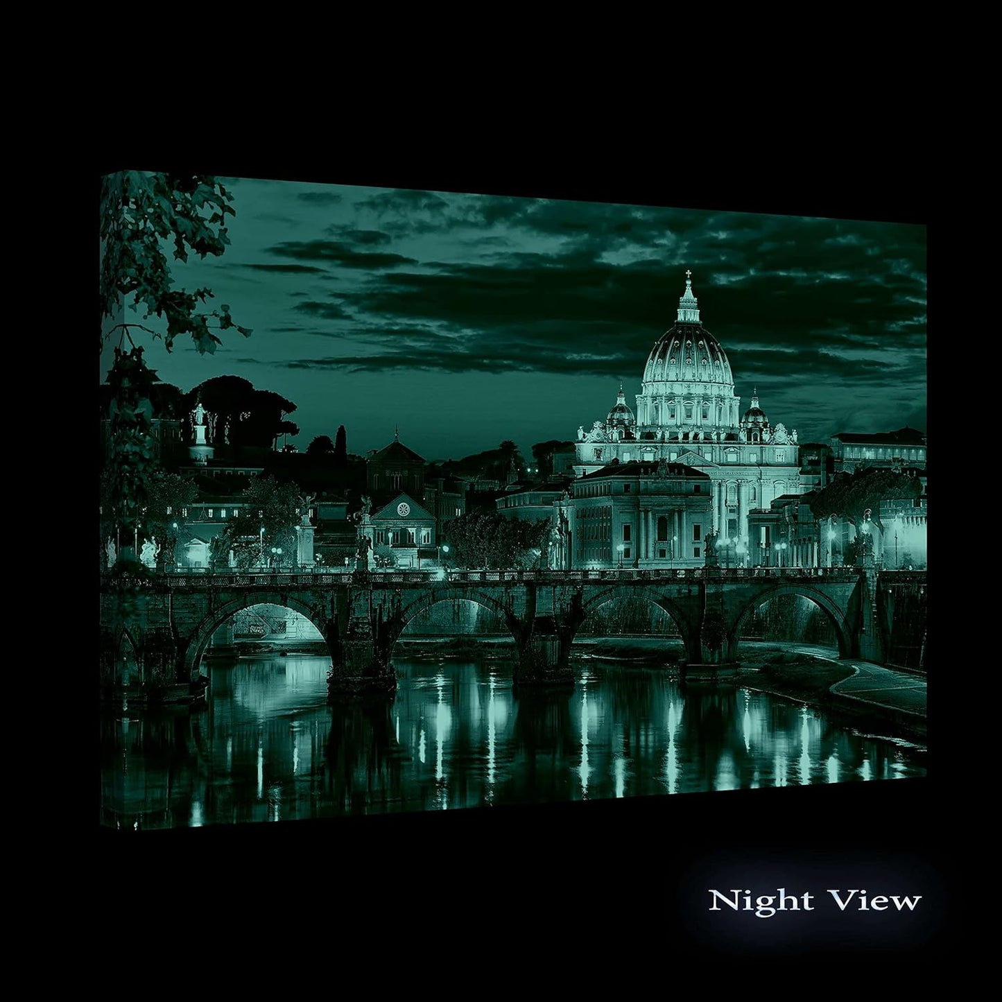 Rome Canvas Wall Art – 32x48in Framed