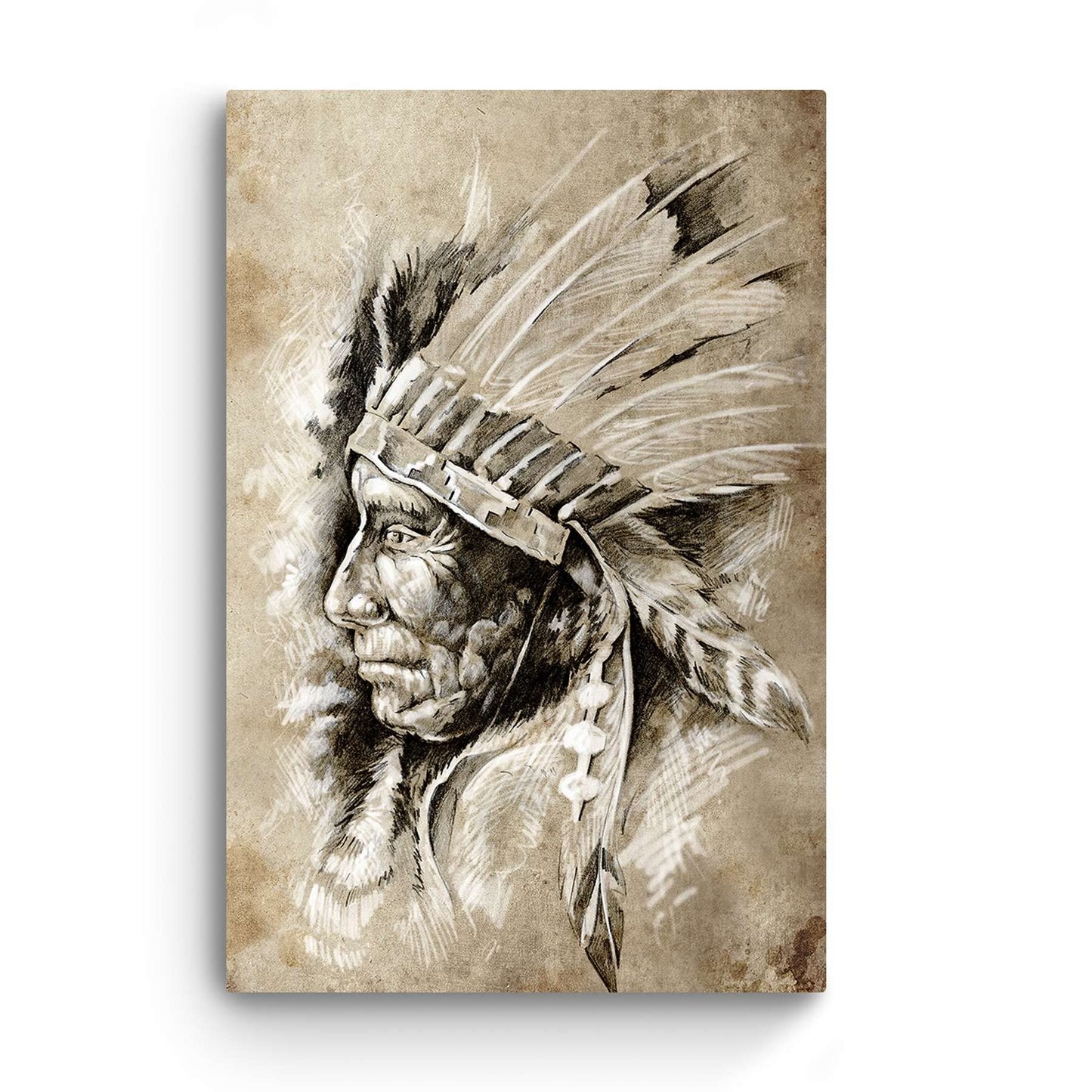 African Tribe Wall Art – 32x48in