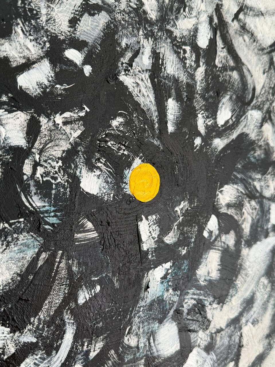 Black and White Abstract Canvas Art