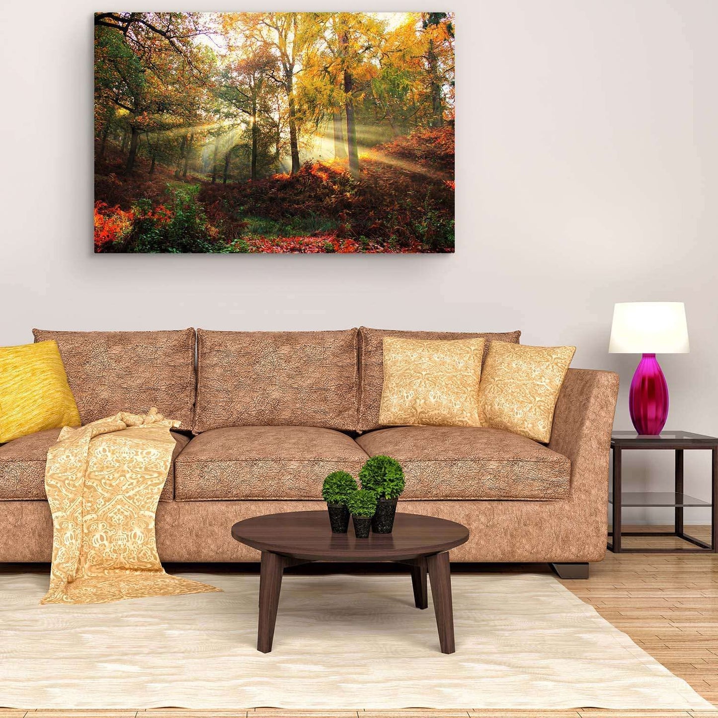 Winter Lake Canvas Art