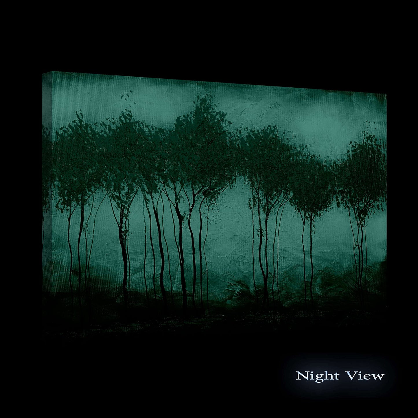 Golden Forest Canvas Wall Art – 32x48in