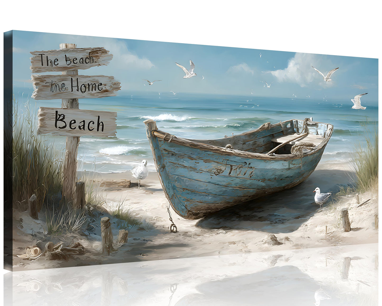 Beach Canvas Wall Art โ 3 Panel Sunset