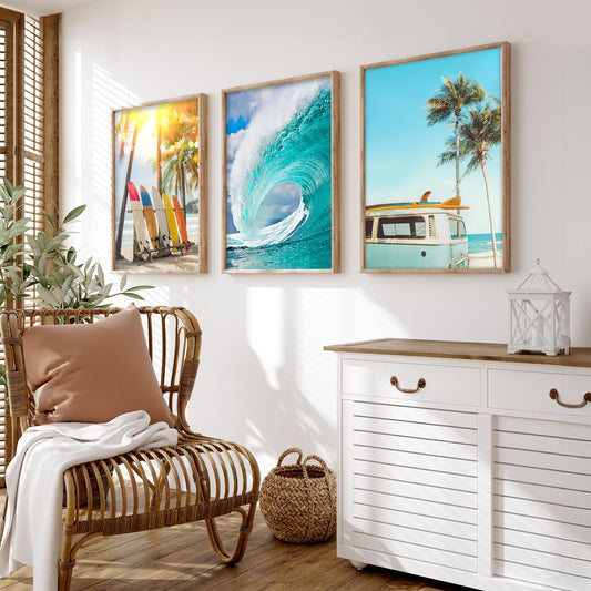 Coastal Beach Wall Art – 16x24in