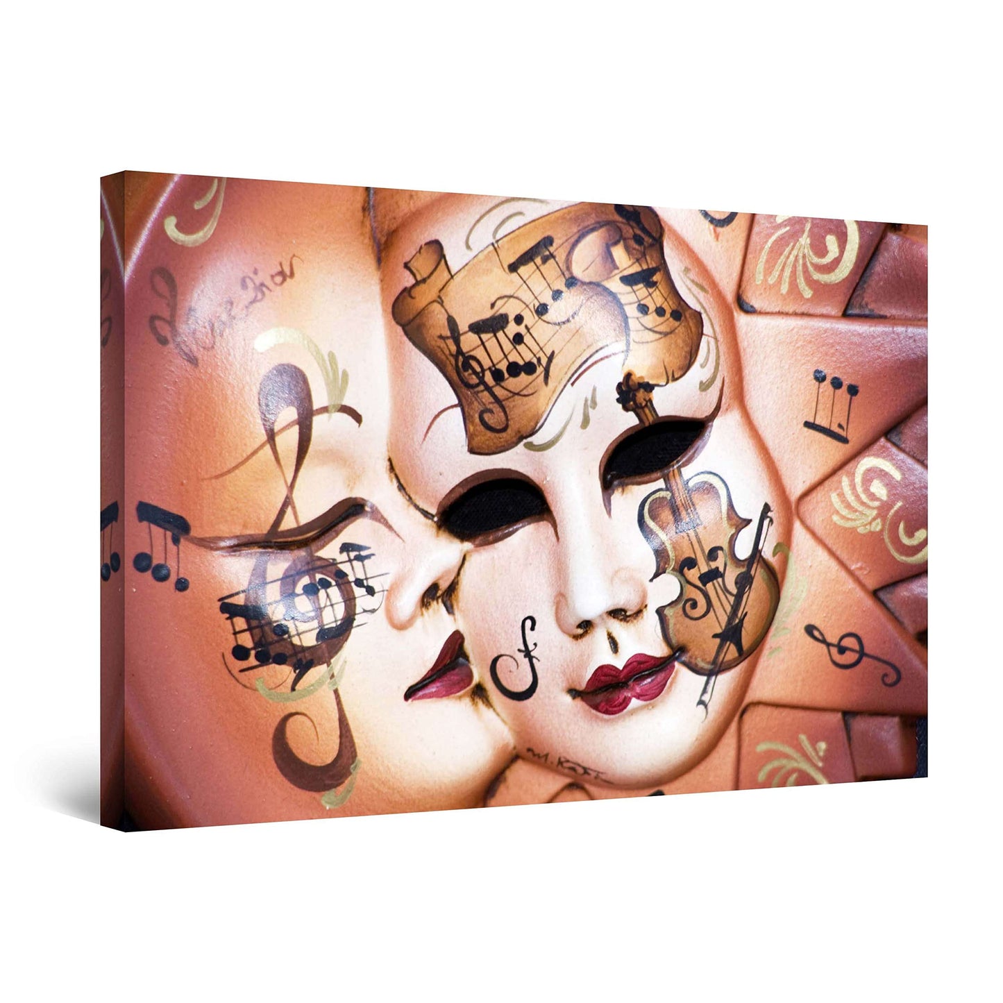 Orange Jazz Canvas Wall Art – 32x48in