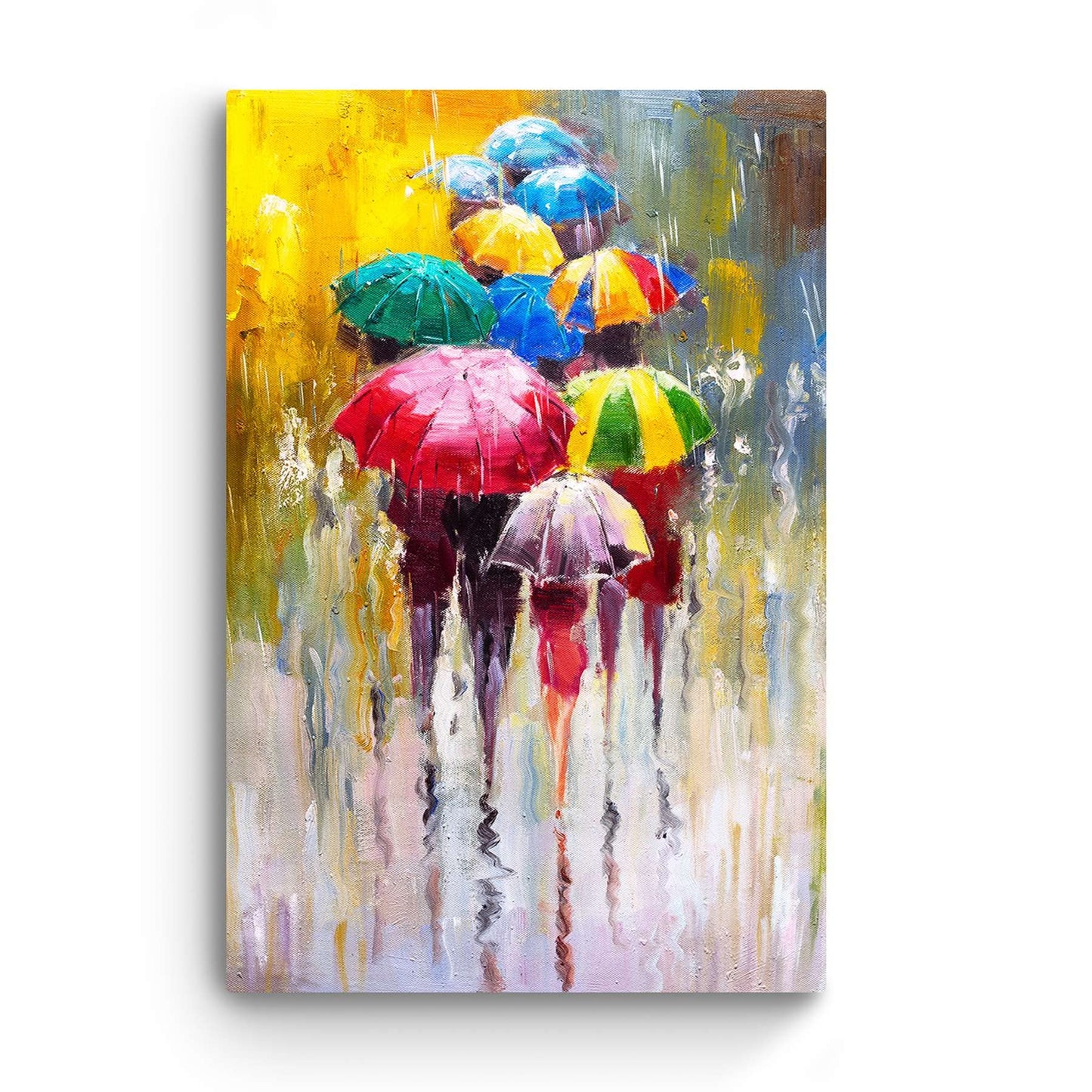 Red Boat Lake Canvas Wall Art 32x48in