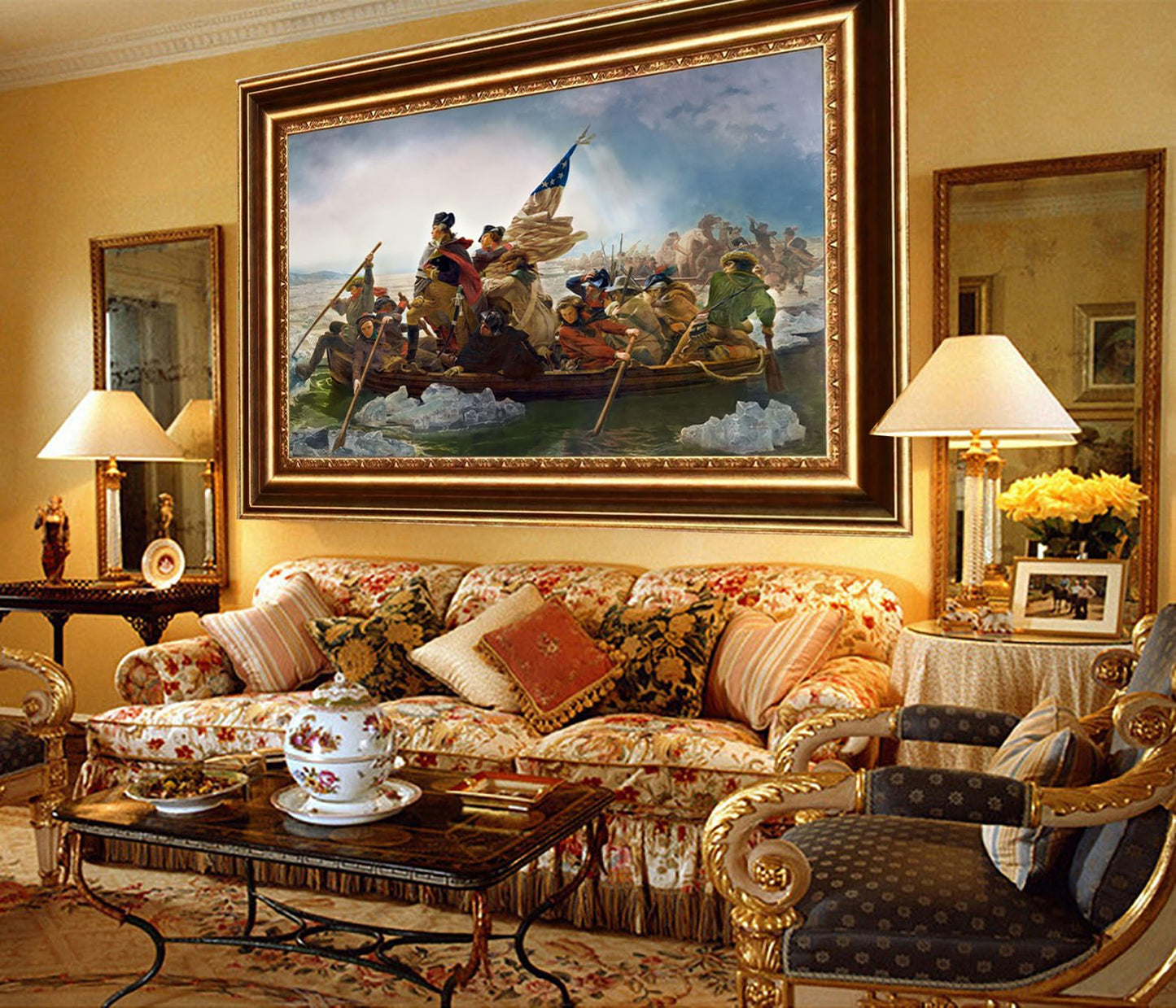 Washington Crossing Canvas Art