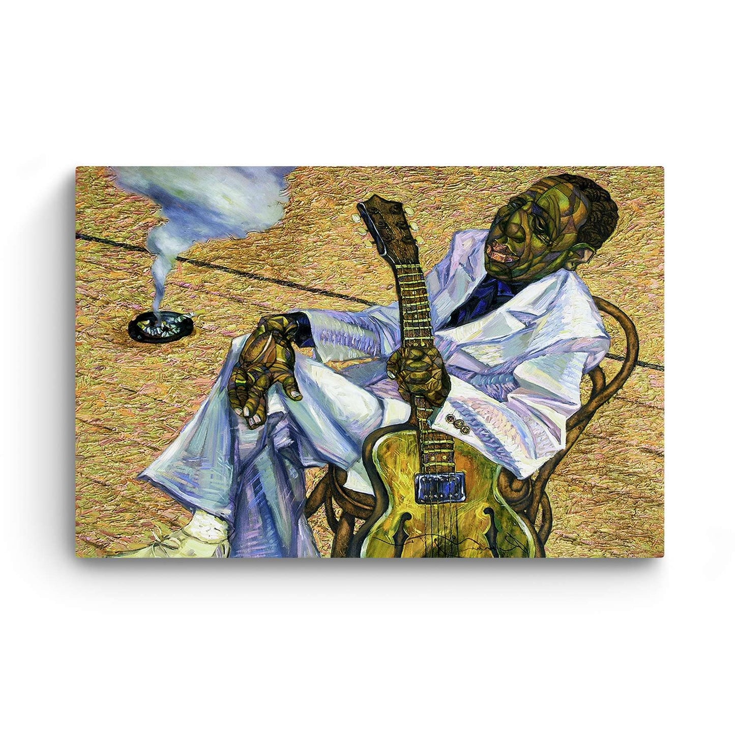 Orange Jazz Canvas Wall Art – 32x48in
