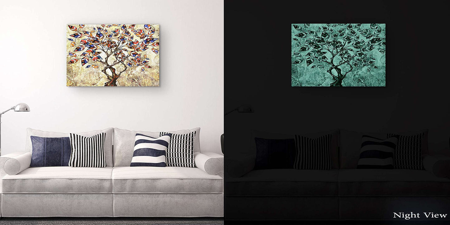 Golden Forest Canvas Wall Art – 32x48in