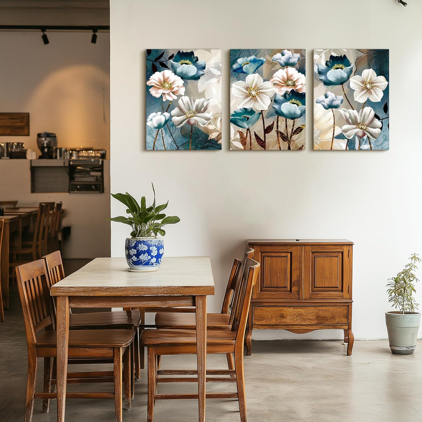 3 Pcs Lotus Flower Wall Art – 12x16in