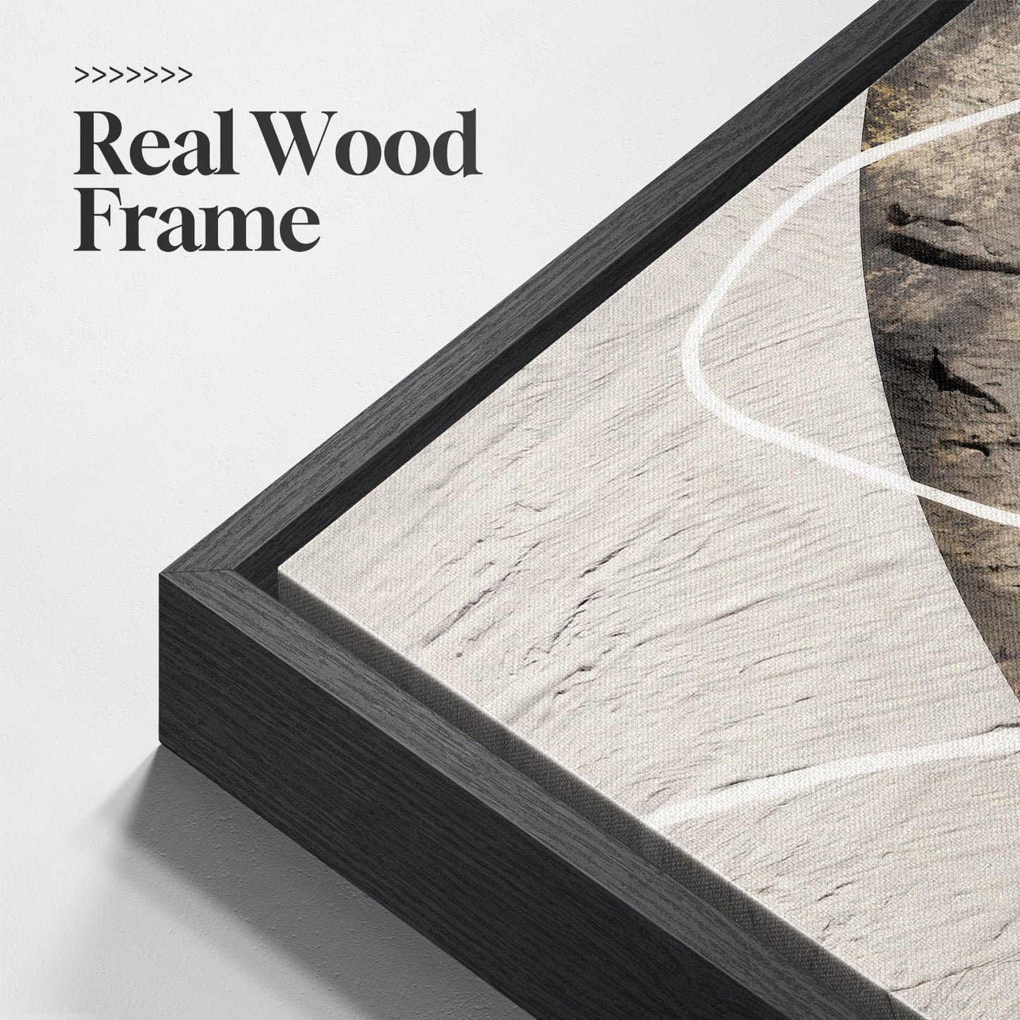Neutral Abstract Wall Art 3PC 24x36in