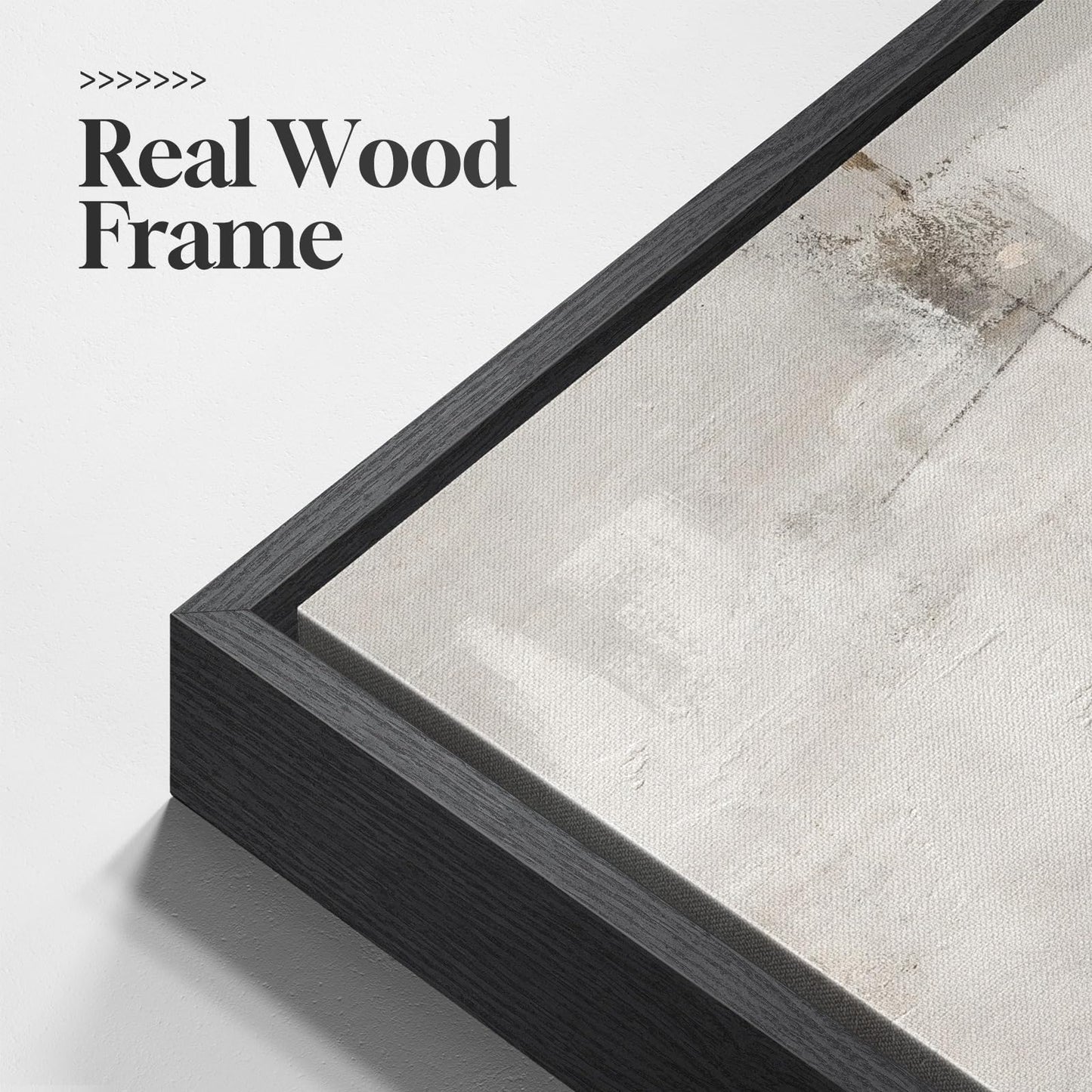 Neutral Abstract Wall Art 3PC 24x36in
