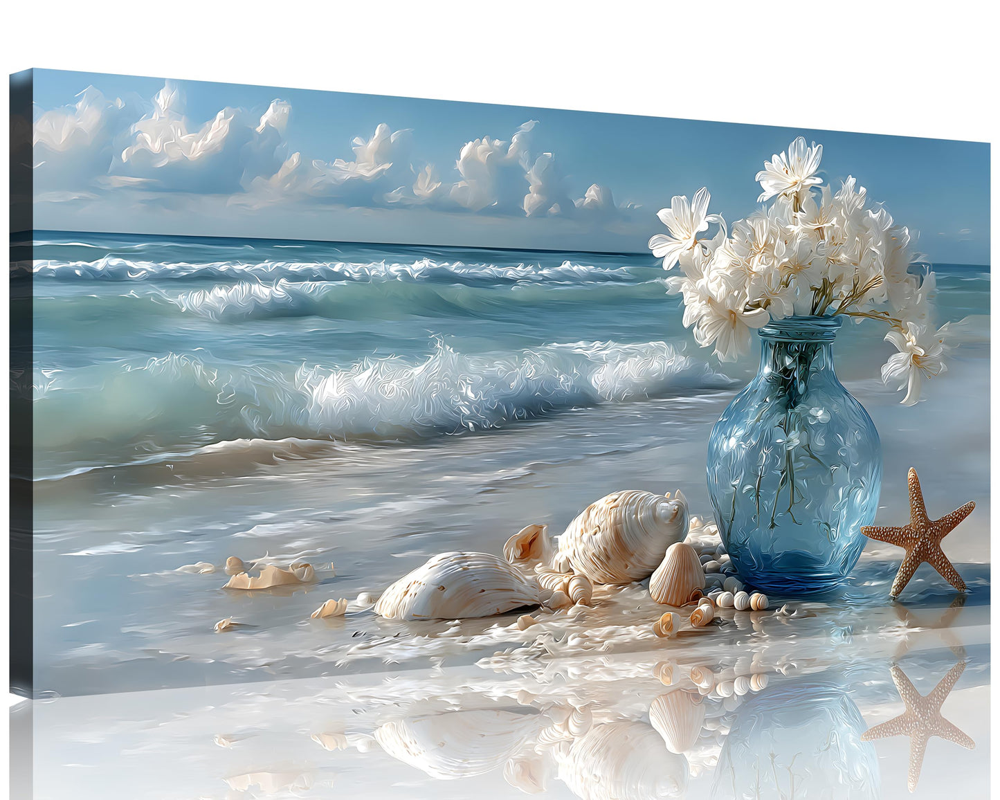 Beach Canvas Wall Art โ 3 Panel Sunset