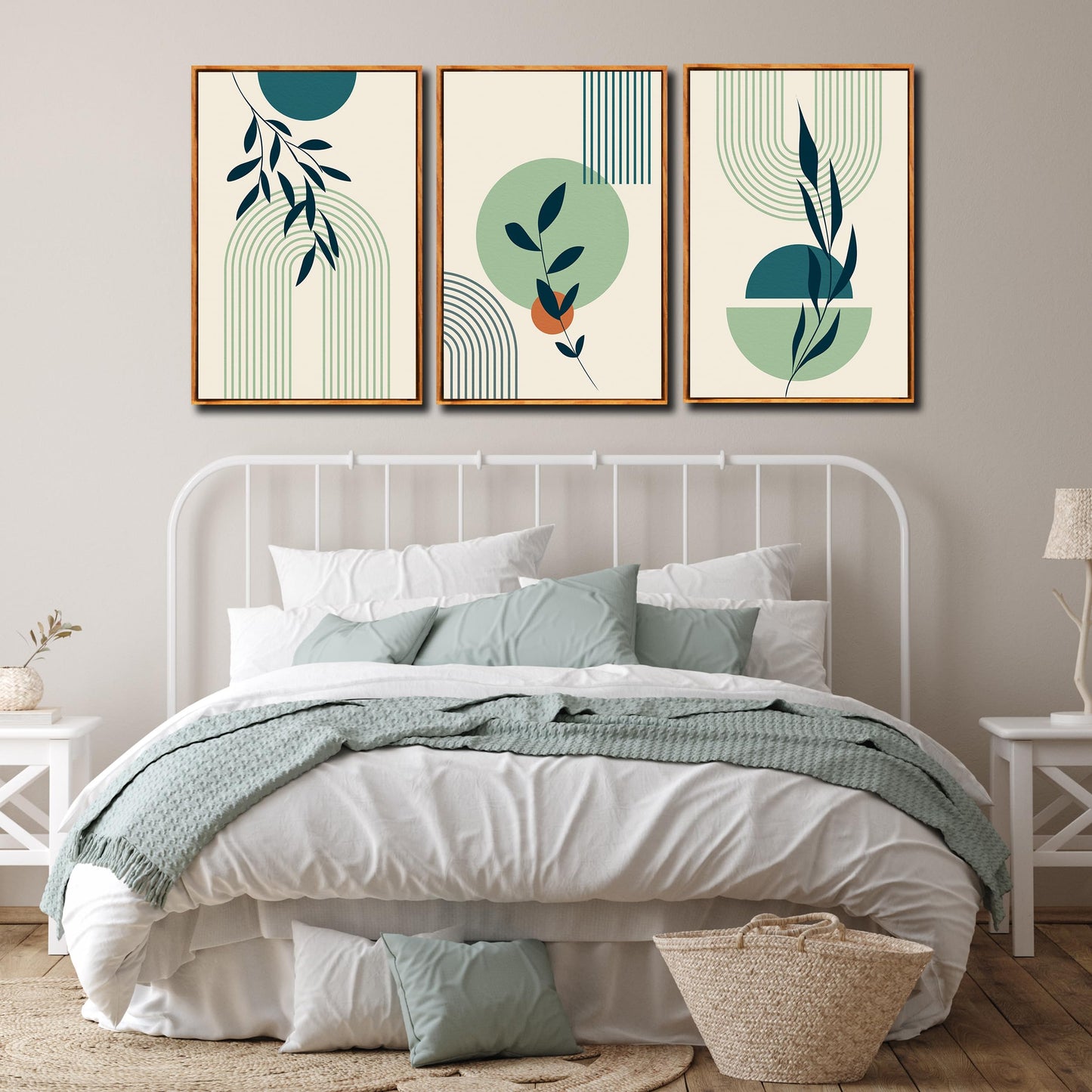 Boho Minimalist Wall Art 3PC 24x36in