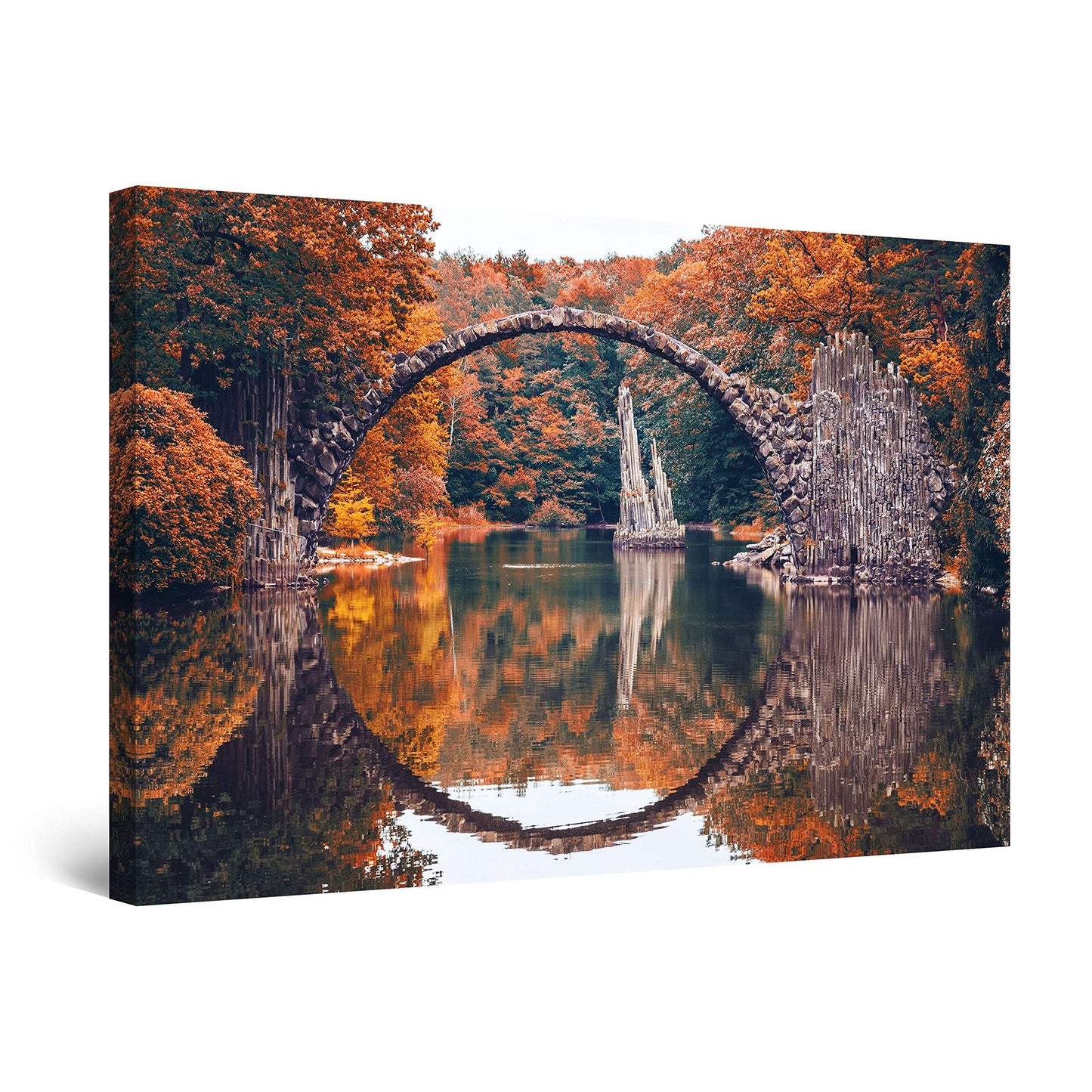 Golden Forest Canvas Wall Art – 32x48in