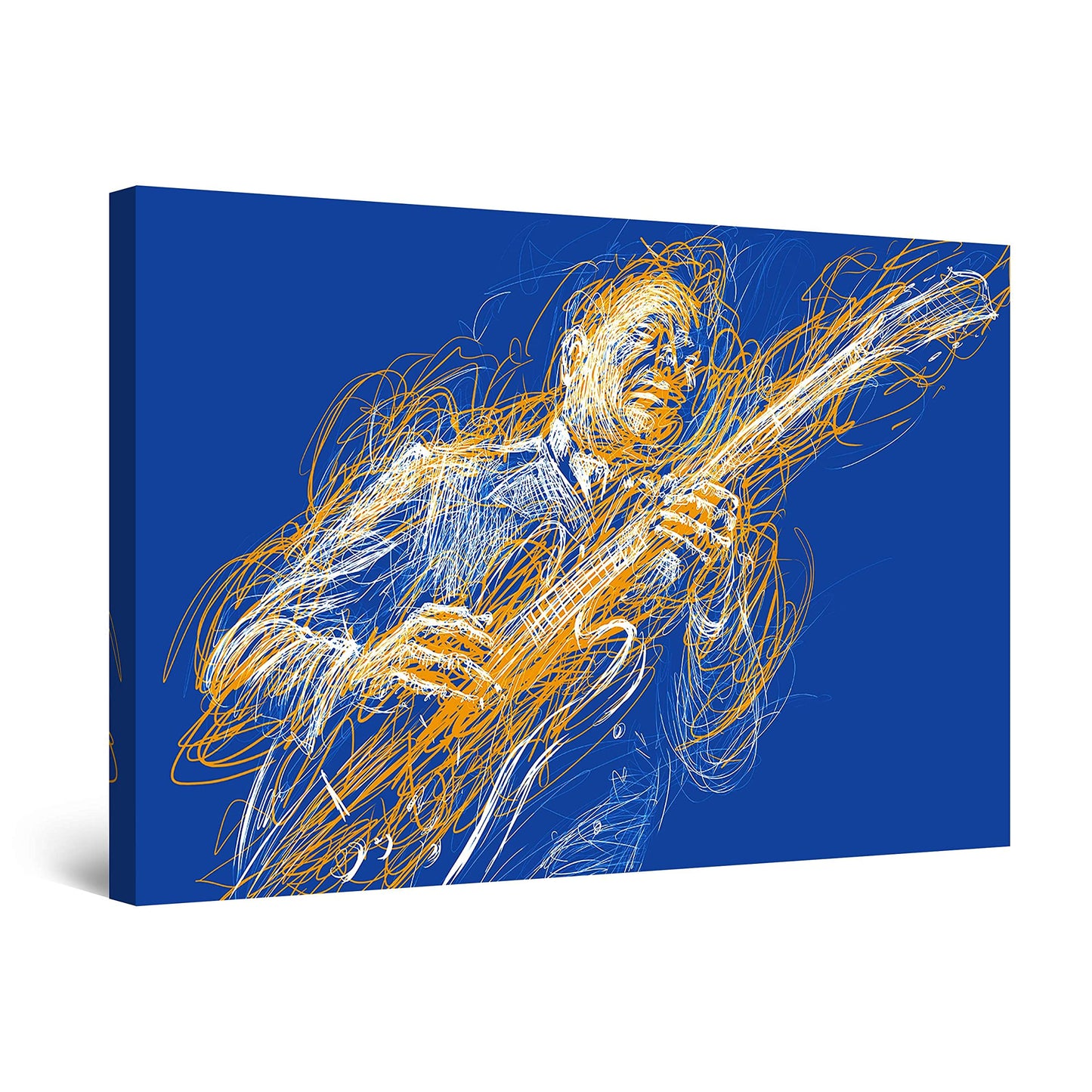 Orange Jazz Canvas Wall Art – 32x48in