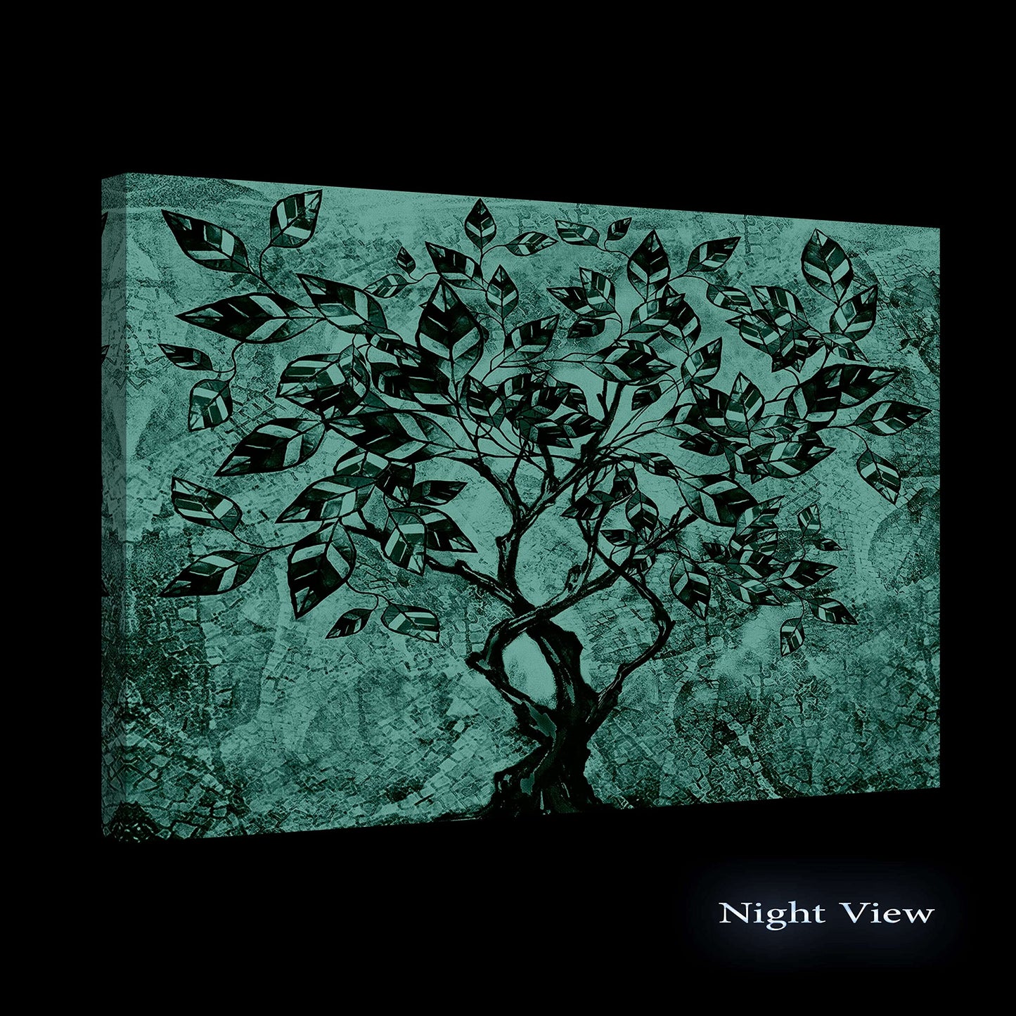Golden Forest Canvas Wall Art – 32x48in