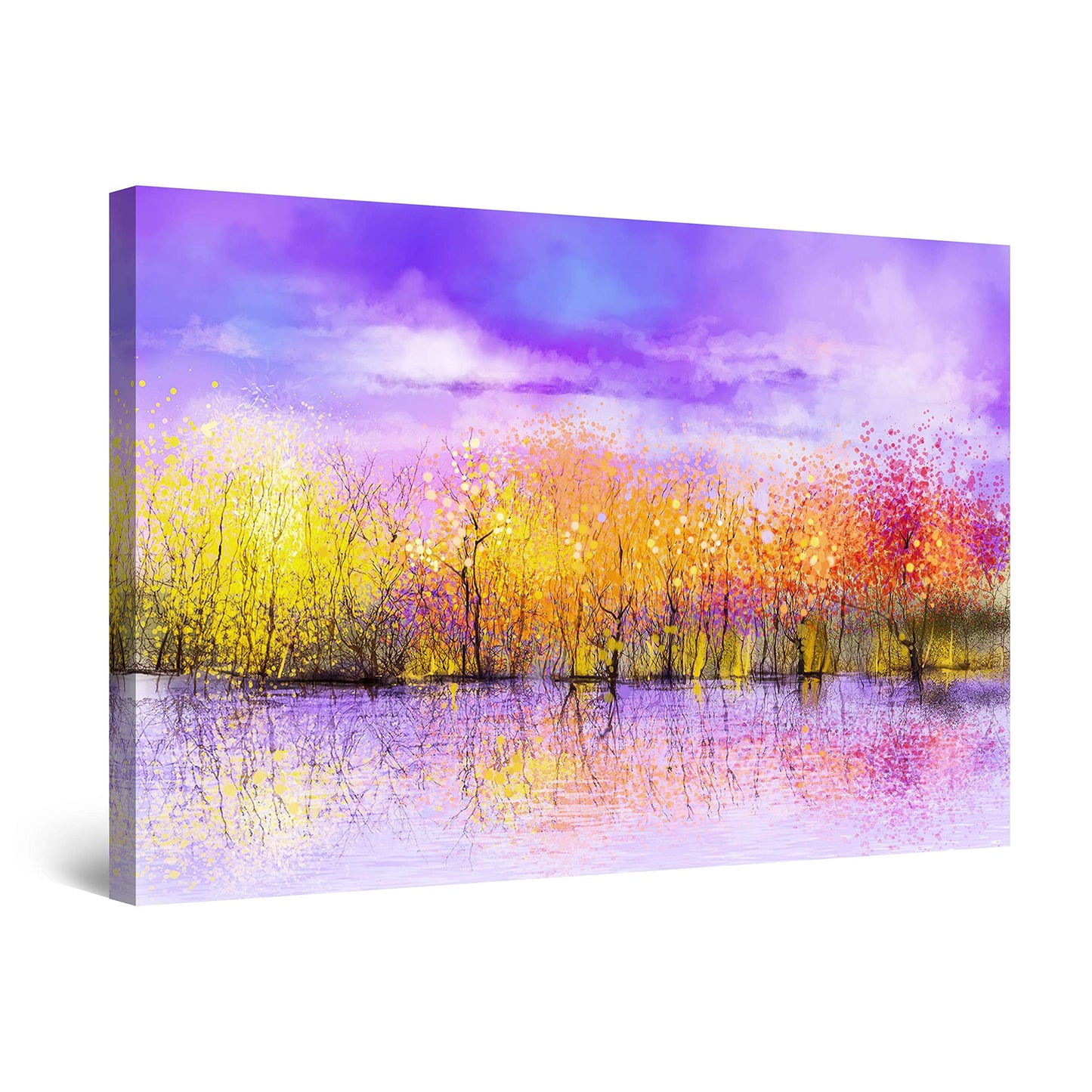 Golden Forest Canvas Wall Art – 32x48in