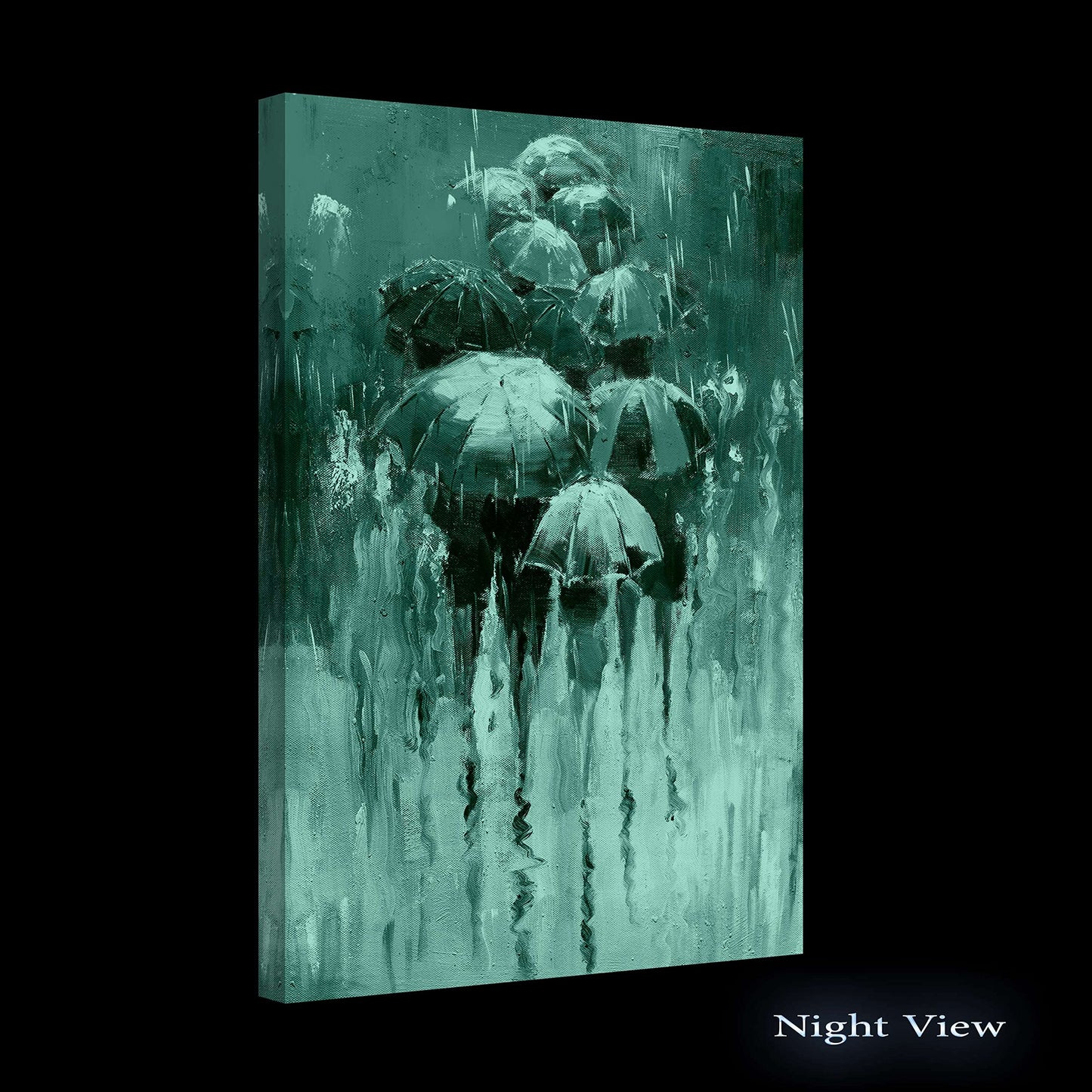 Red Boat Lake Canvas Wall Art 32x48in