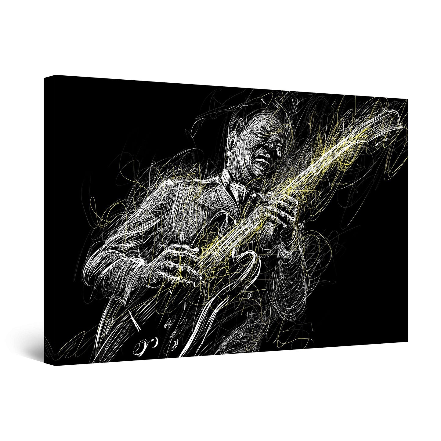 Orange Jazz Canvas Wall Art – 32x48in