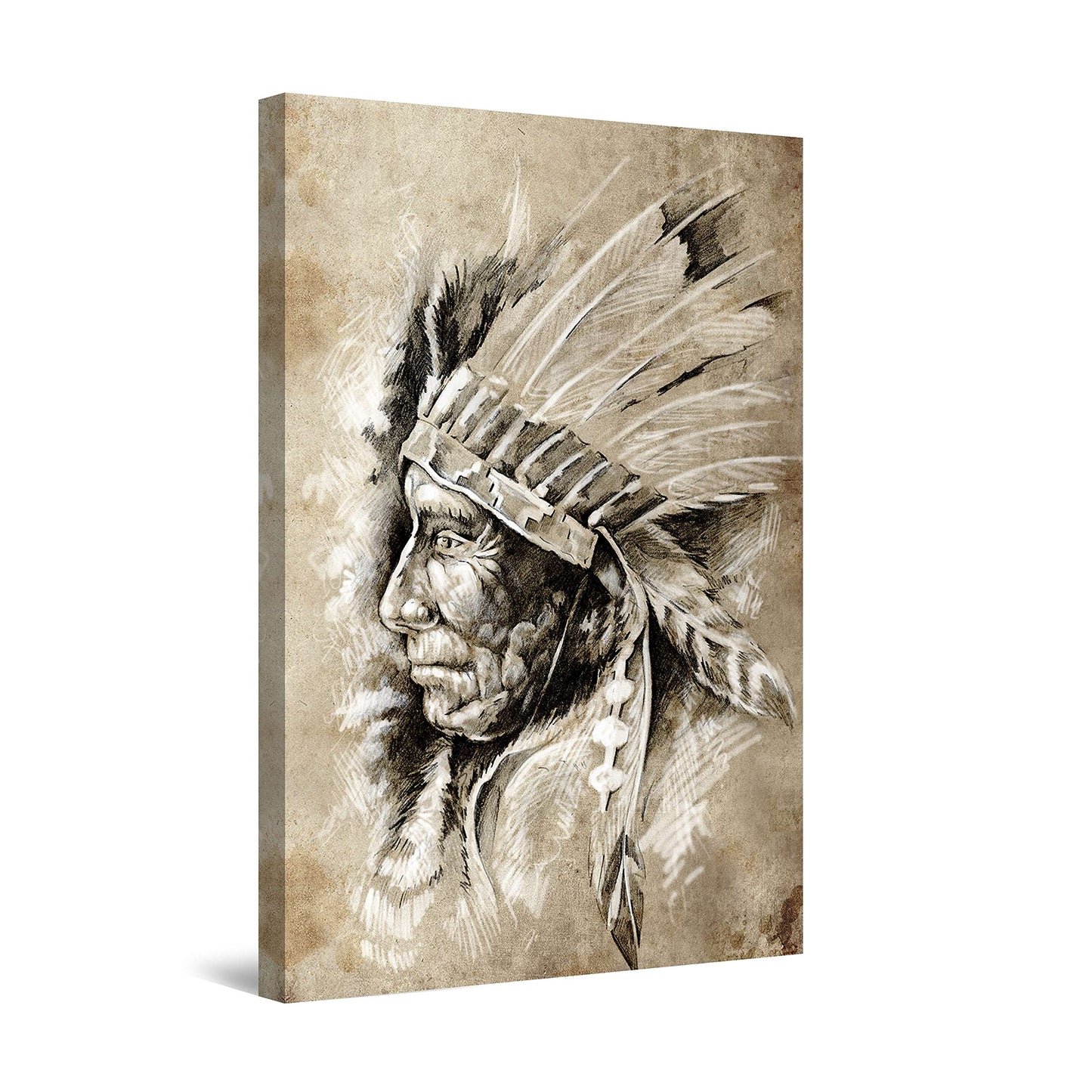 African Tribe Wall Art – 32x48in